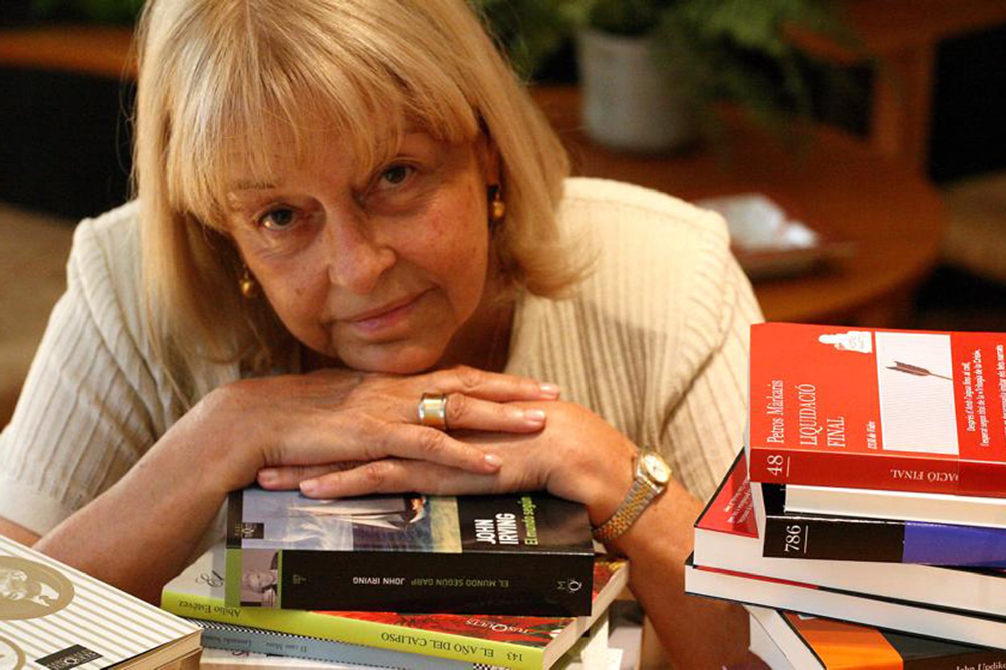 Murió Beatriz de Moura, legendaria editora y fundadora de Tusquets