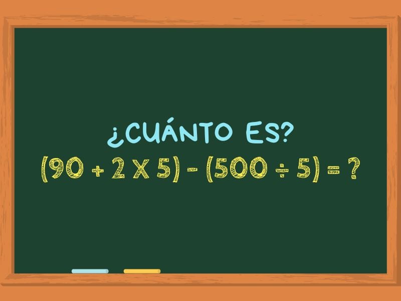 Este cálculo matemático se volvió viral en redes sociales por su pequeña trampa para resolverlo