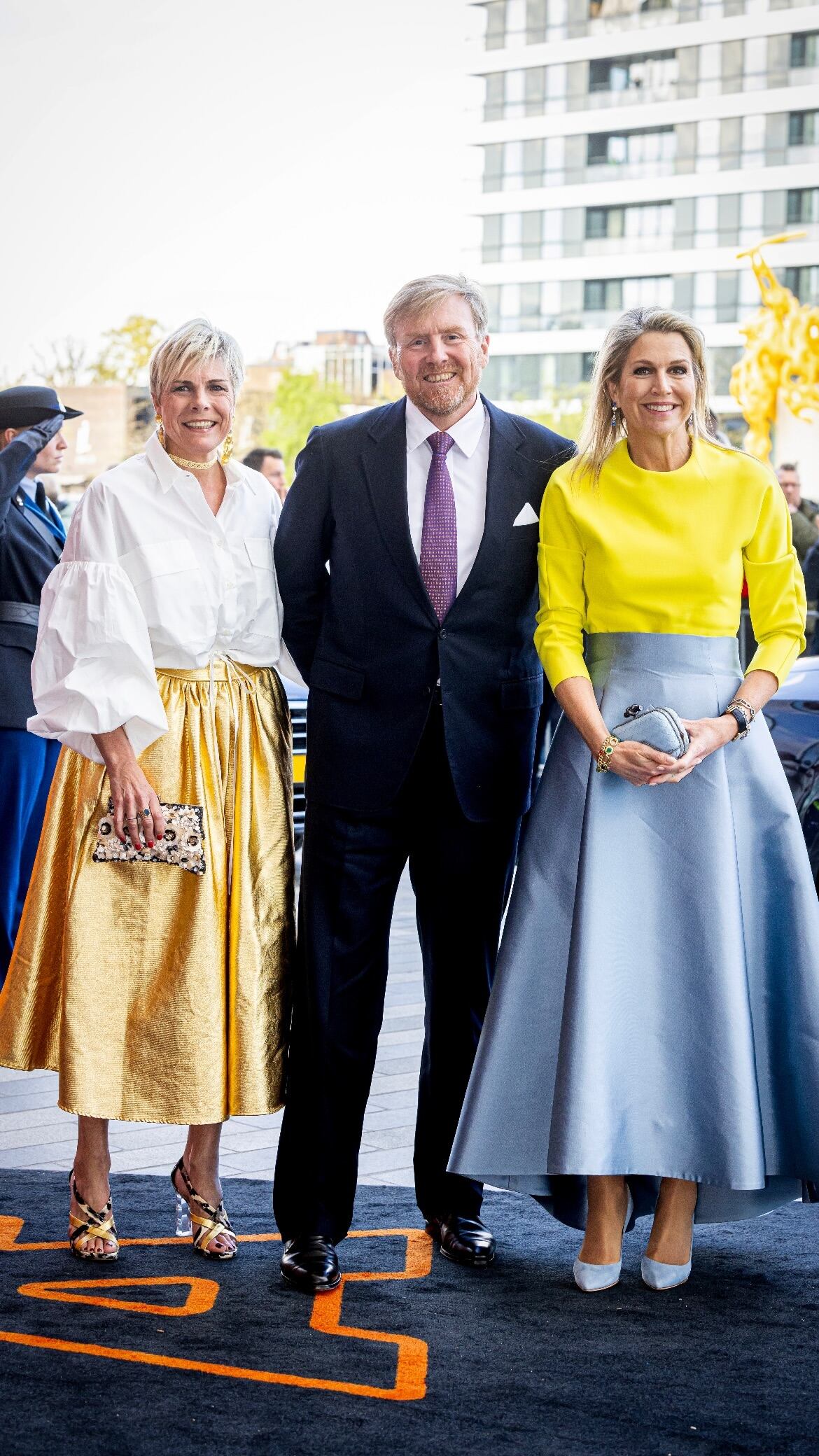 El look de la reina Máxima para participar de una actividad por el Día del Rey (Foto: Instagram @patrickvkatwijk)
