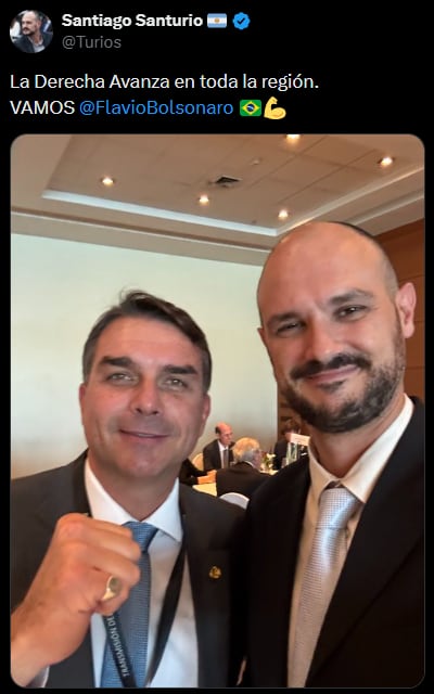 Santiago Santurio respaldó a Bolsonaro