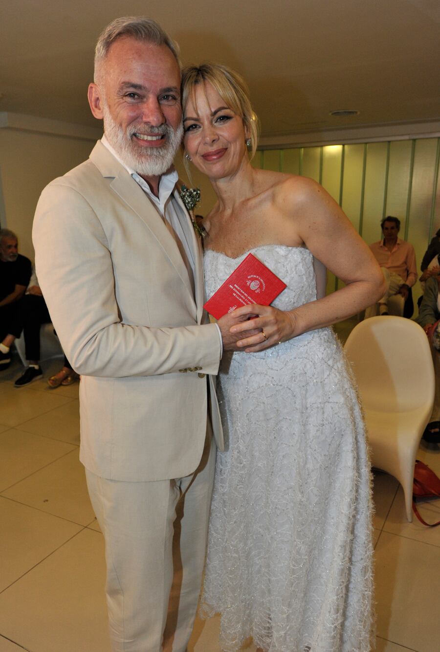 Cecilia Carrizo se casó por civil 7 de noviembre del año pasado