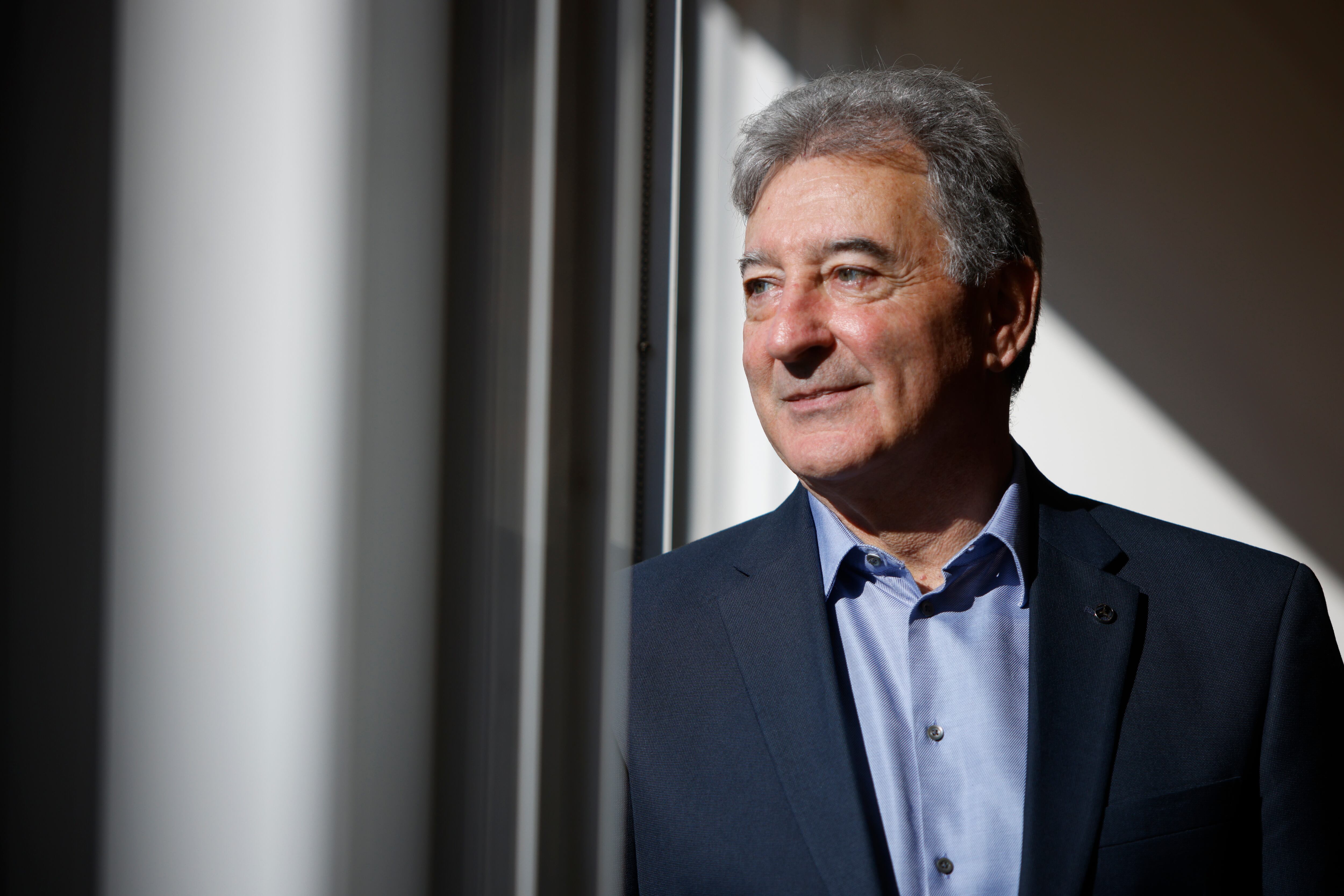 Daniel Herrero durante su entrevista con LA NACION