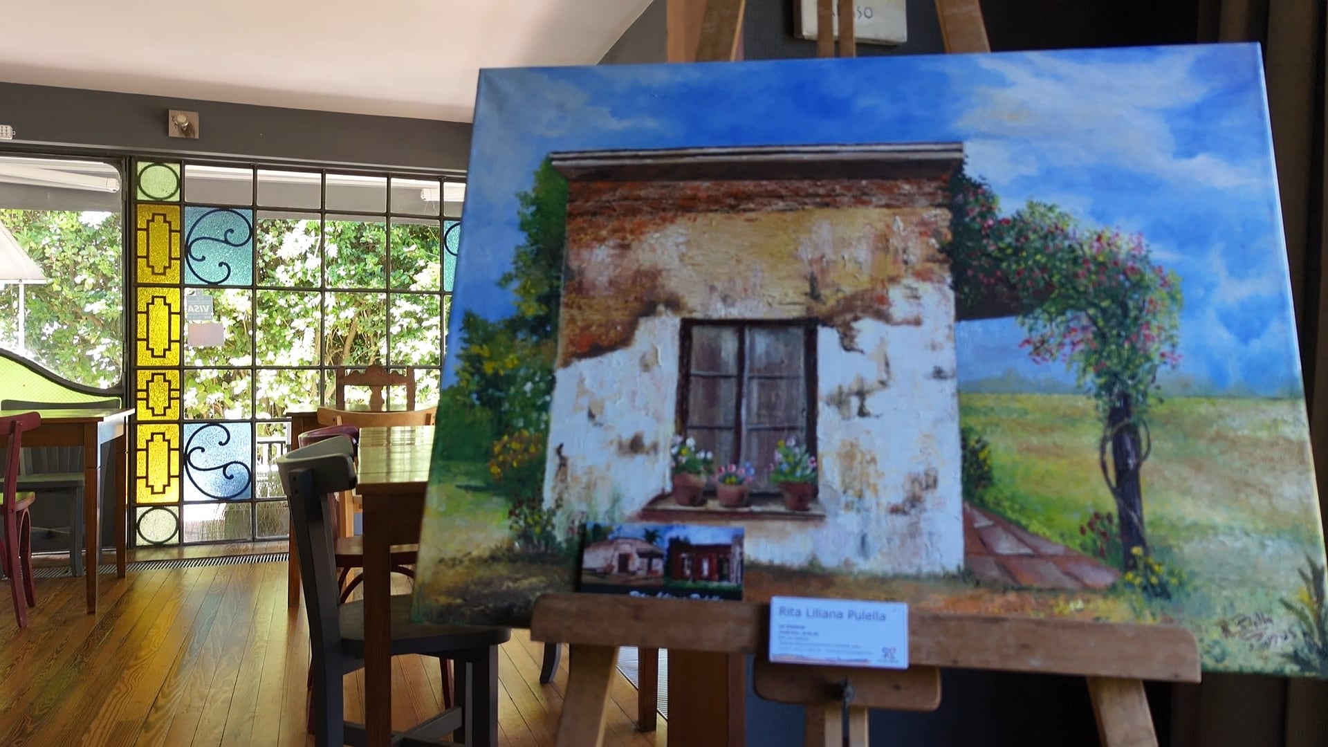 Arte en el Restó, que invita a la cocina de Manuel Grimberg en la Vieja Hostería