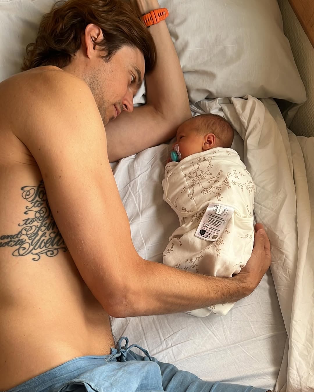 Padre e hijo (Foto: Instagram @lulilapri)