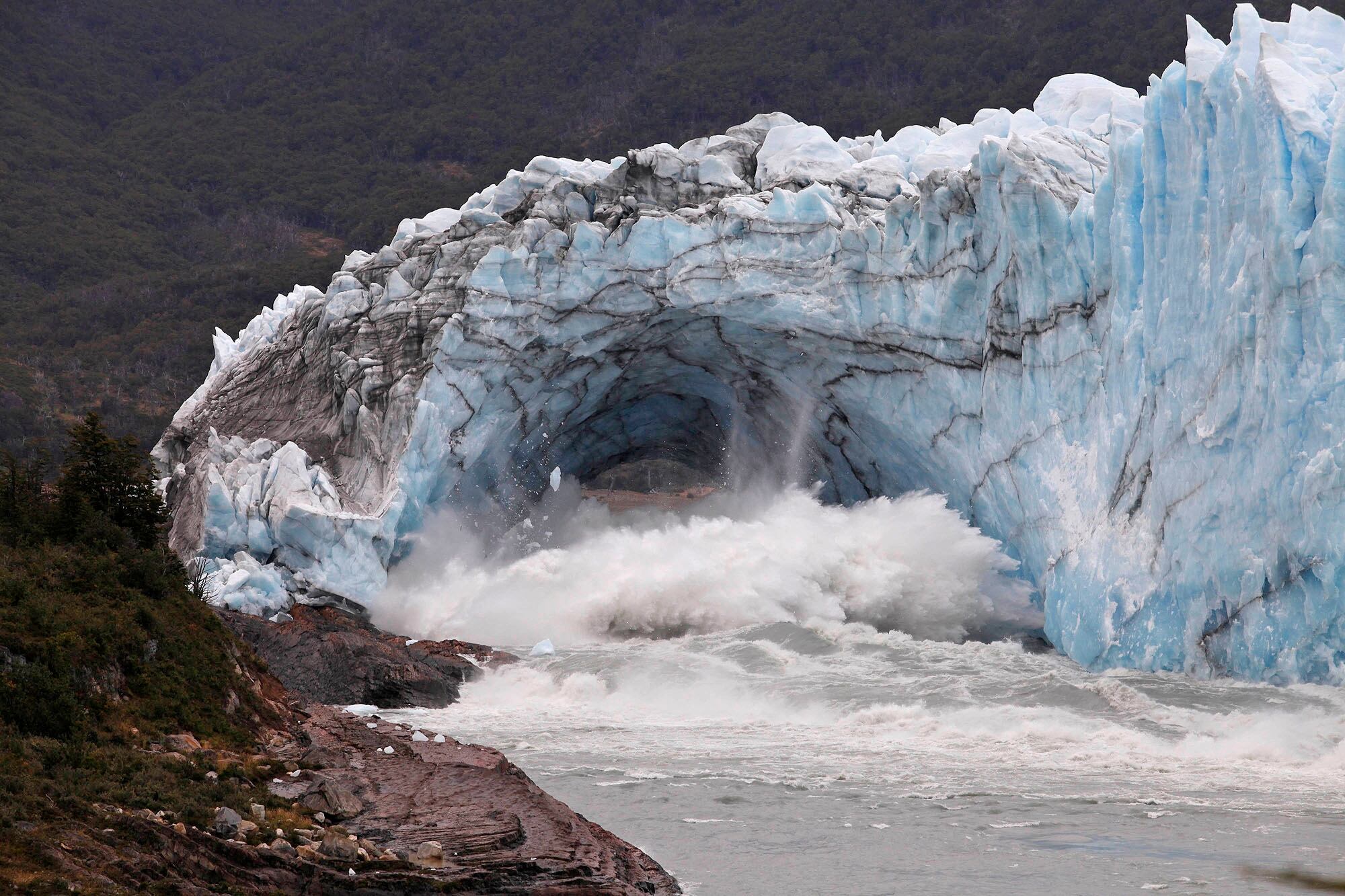 Hace más de seis años que ya no se forma el icónico puente de hielo.