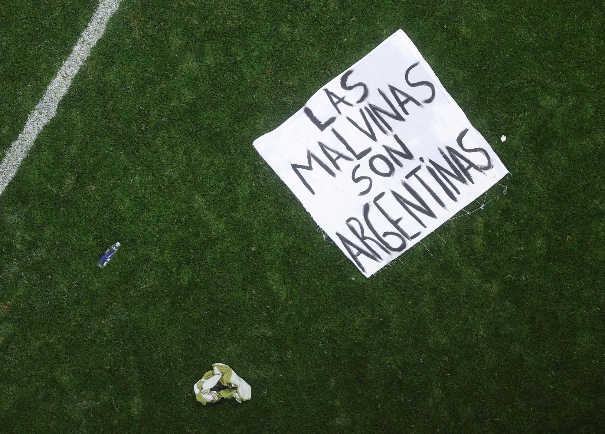 La bandera mostrada por la selección