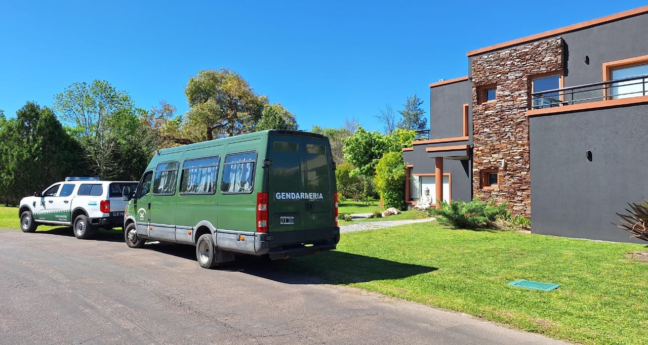 Los allanamientos estuvieron a cargo de la Gendarmería Nacional