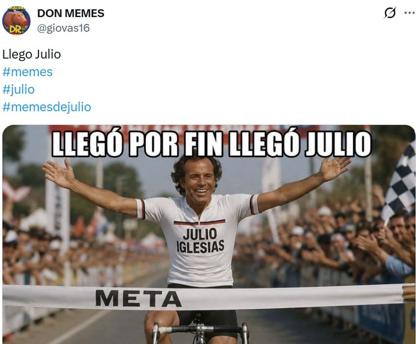 Los memes sobre la llegada de julio