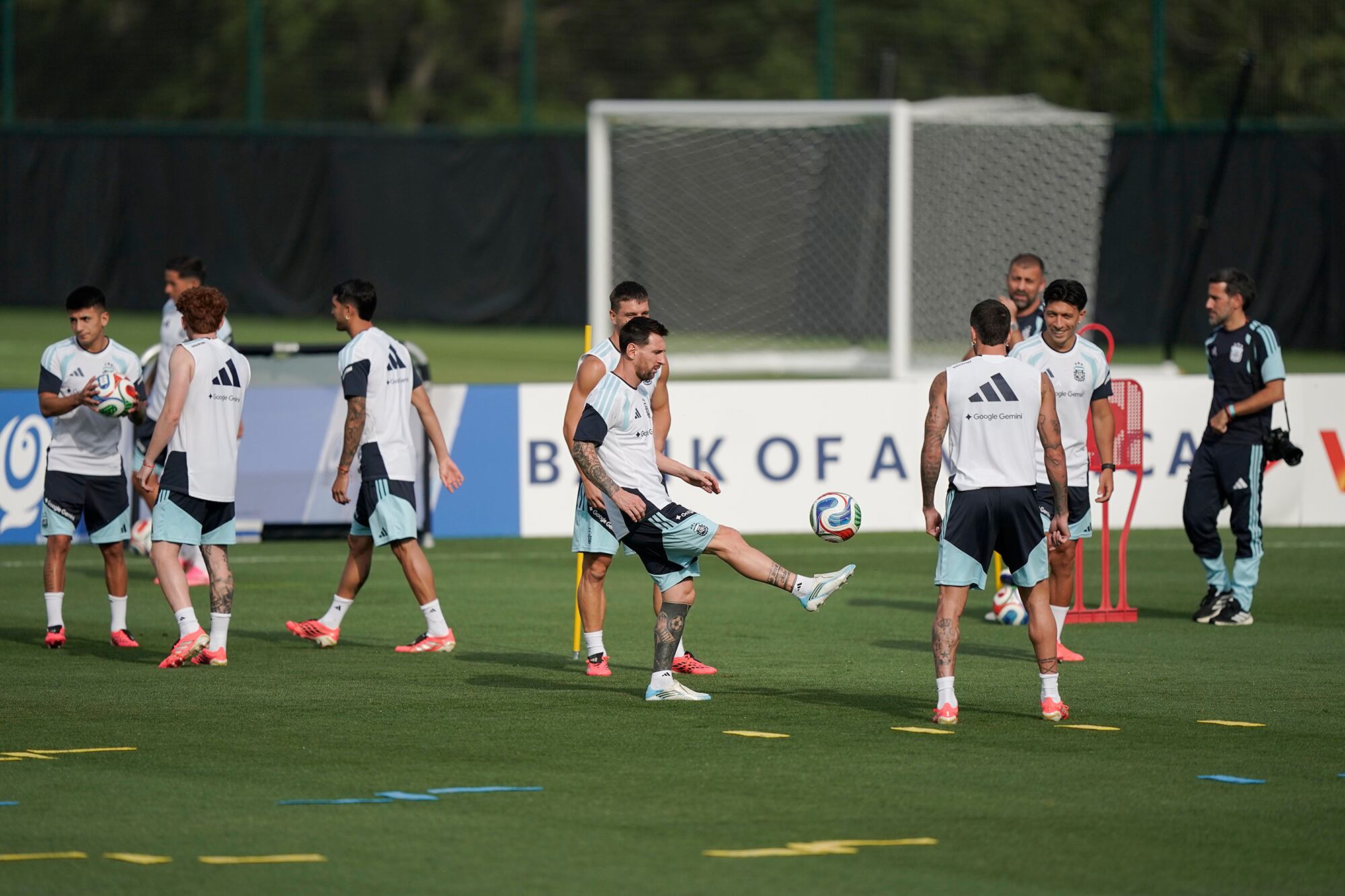 La selección argentina entrena en The Compass Minerals National Performance Center en Kansas City