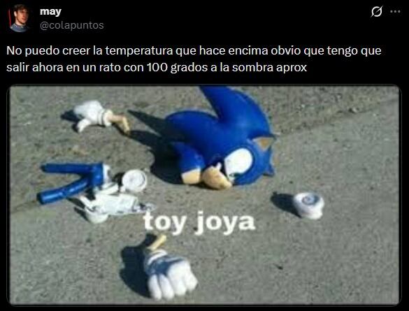 Los mejores memes de la ola de calor