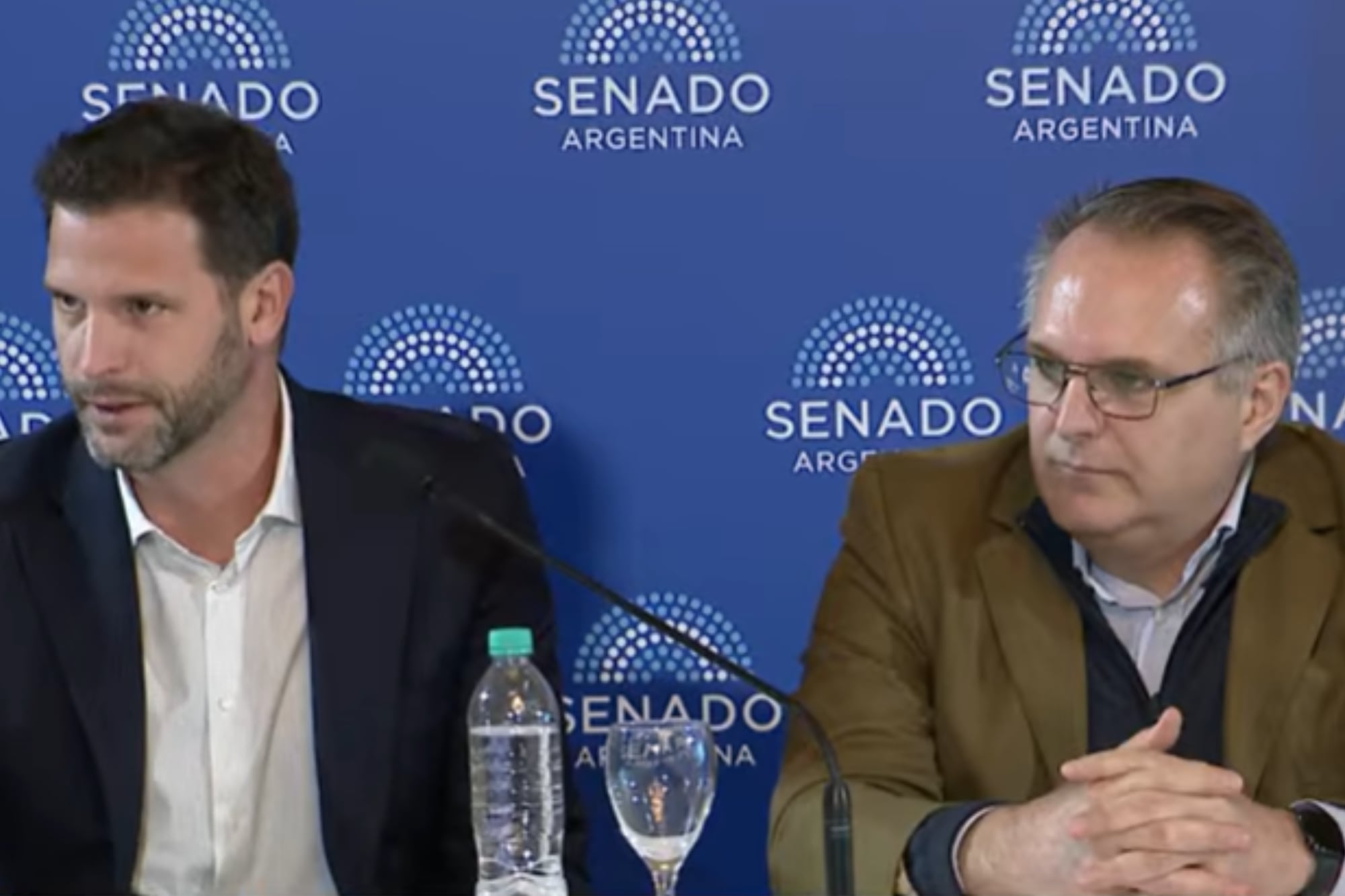 Hernán Momo y Esteban Gambrica, de la Cámara Argentina de la Energía (CADE)