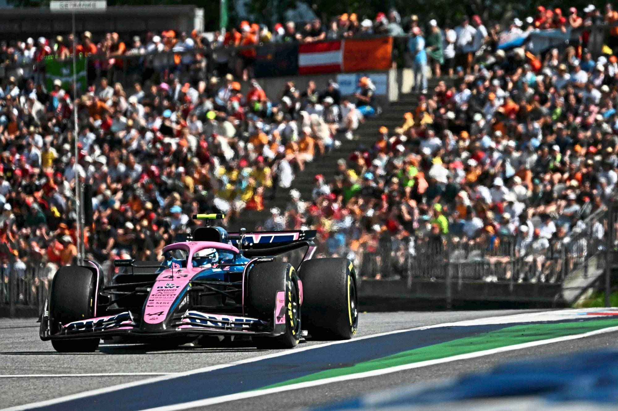 Franco Colapinto mostró tiempos interesantes más allá de la falta de ritmo de su auto de la escudería Alpine