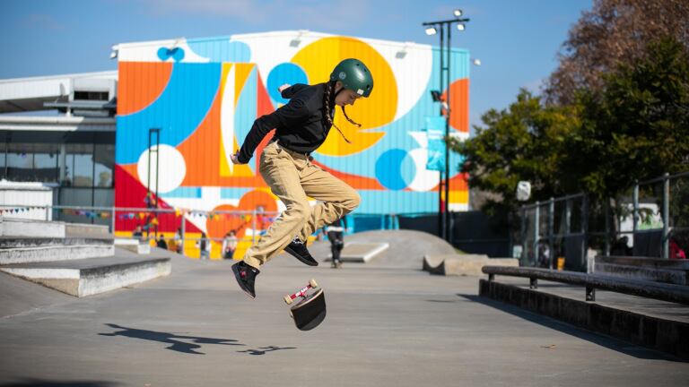 El Skatepark, espacio para práctica de skate
