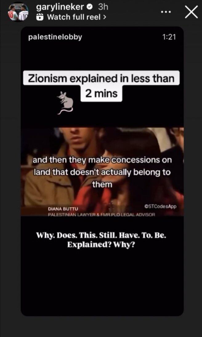 El posteo que sentenció el final de Lineker en la BBC