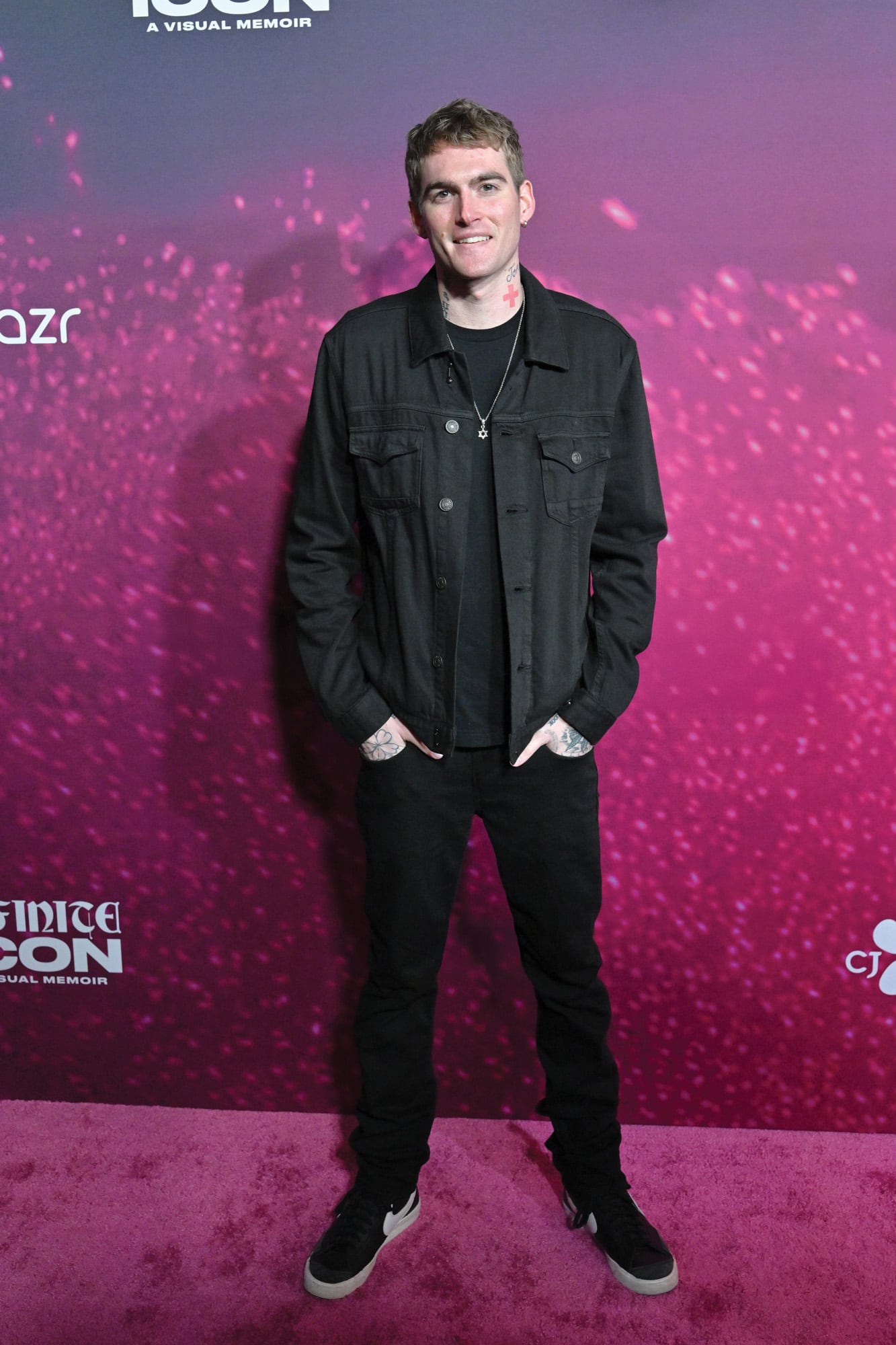 Su hijo, Presley Gerber, en el estreno mundial de Infinite Icon: A Visual Memoir, en enero de este año