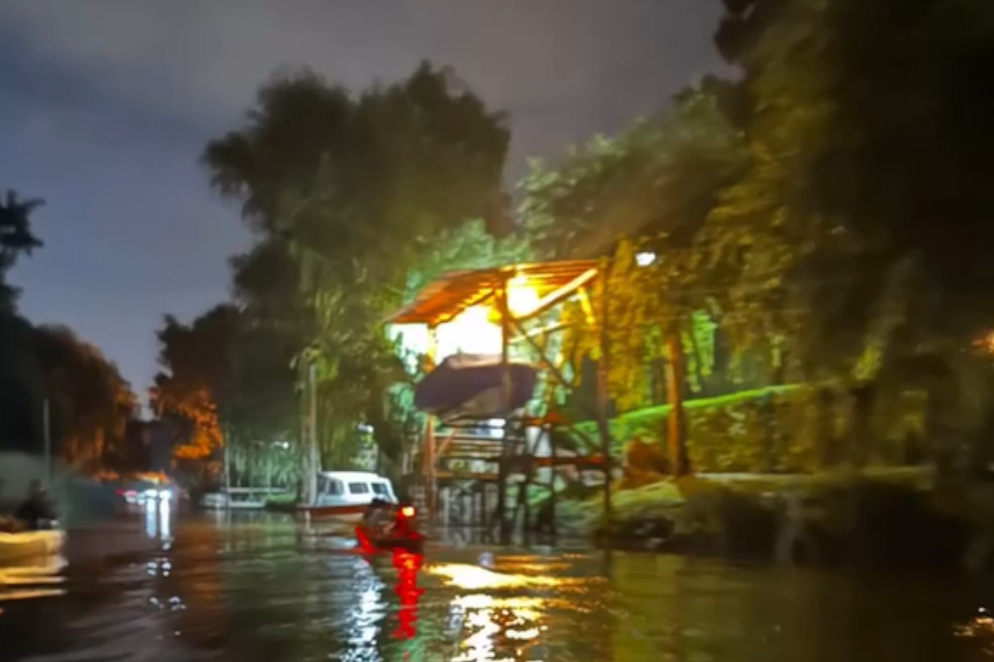 Cómo es un paseo en kayak nocturno por el Delta del Tigre: remar bajo la Luna entre juncos y canales