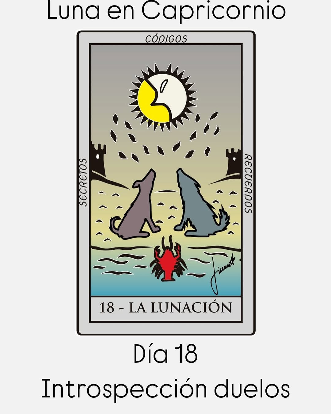 “La Lunación”, la misma que señala como clave los recuerdos, los secretos y los códigos (Foto: Instagram/@jimena_la_torre)