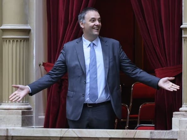 Sesión en la Cámara de Diputados para tomar juramento a los diputados electos y elección de autoridades de la Cámara.
Manuel Adorni