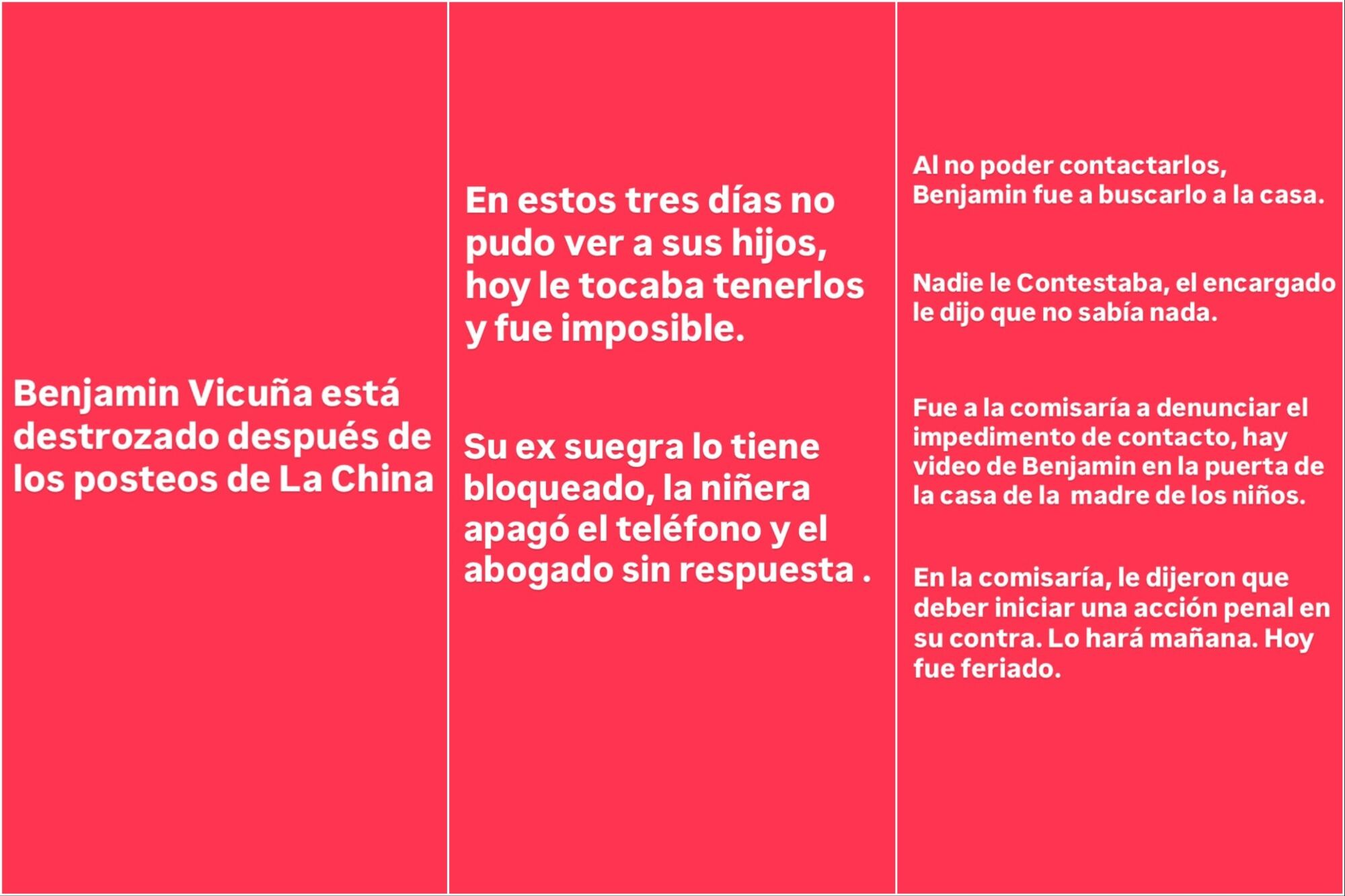 Según de Brito, Benjamín Vicuña no pudo ver a sus hijos, Magnolia y Amancio
