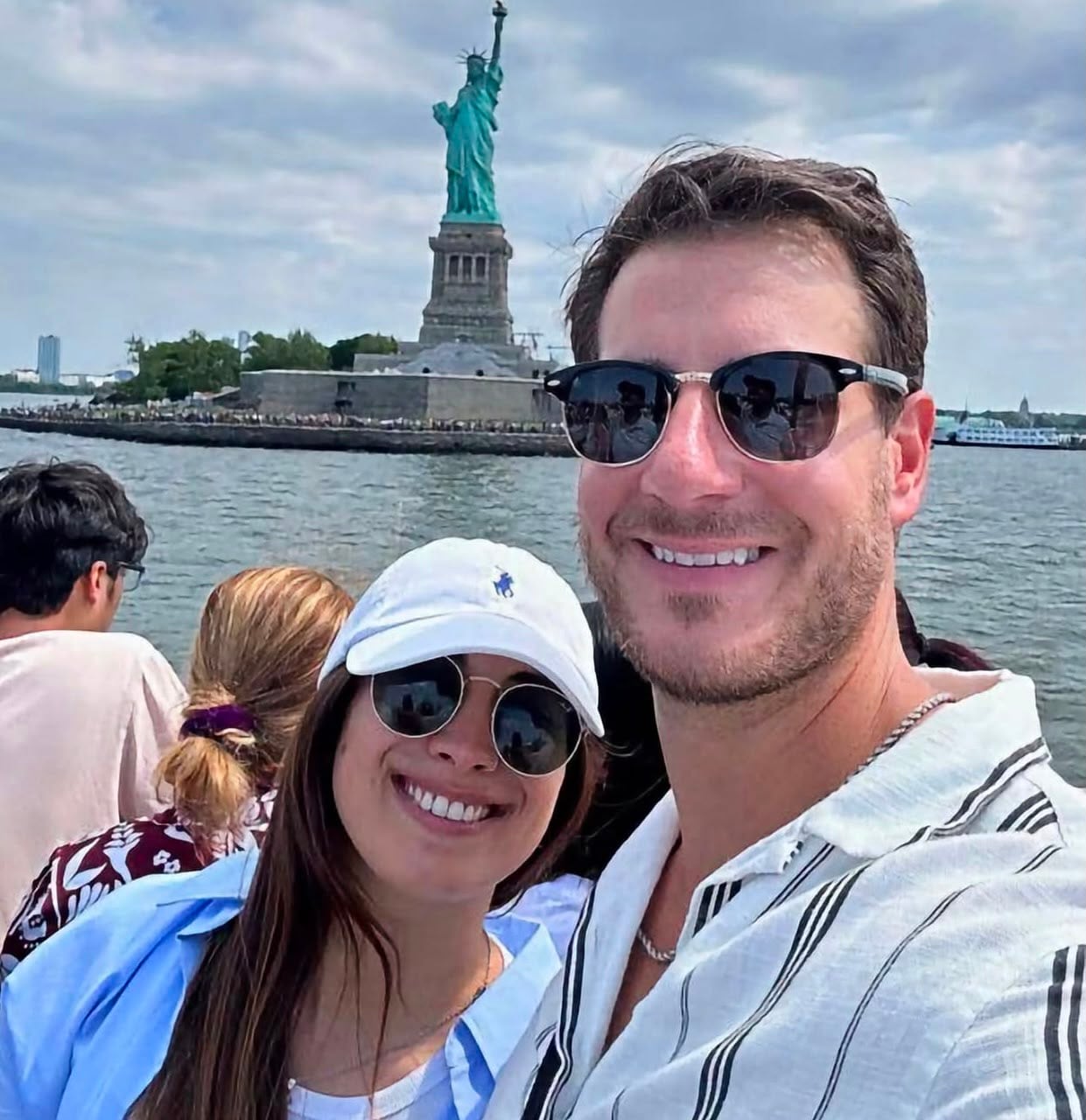 Iliana Lick junto a su novio, Steven Melchiorre.