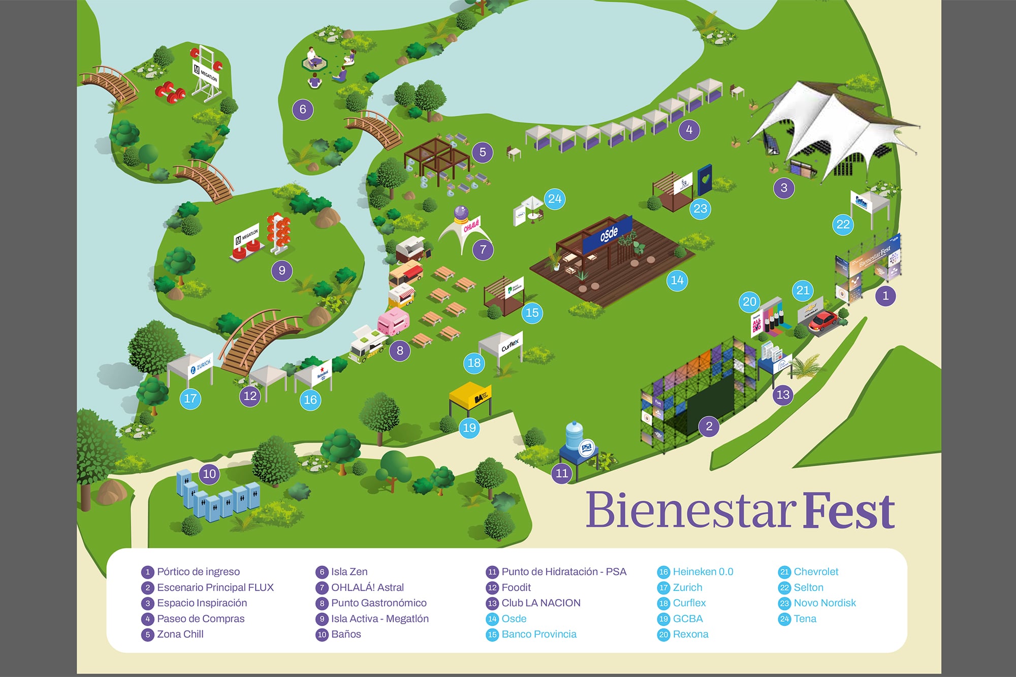El plano del Bienestar Fest