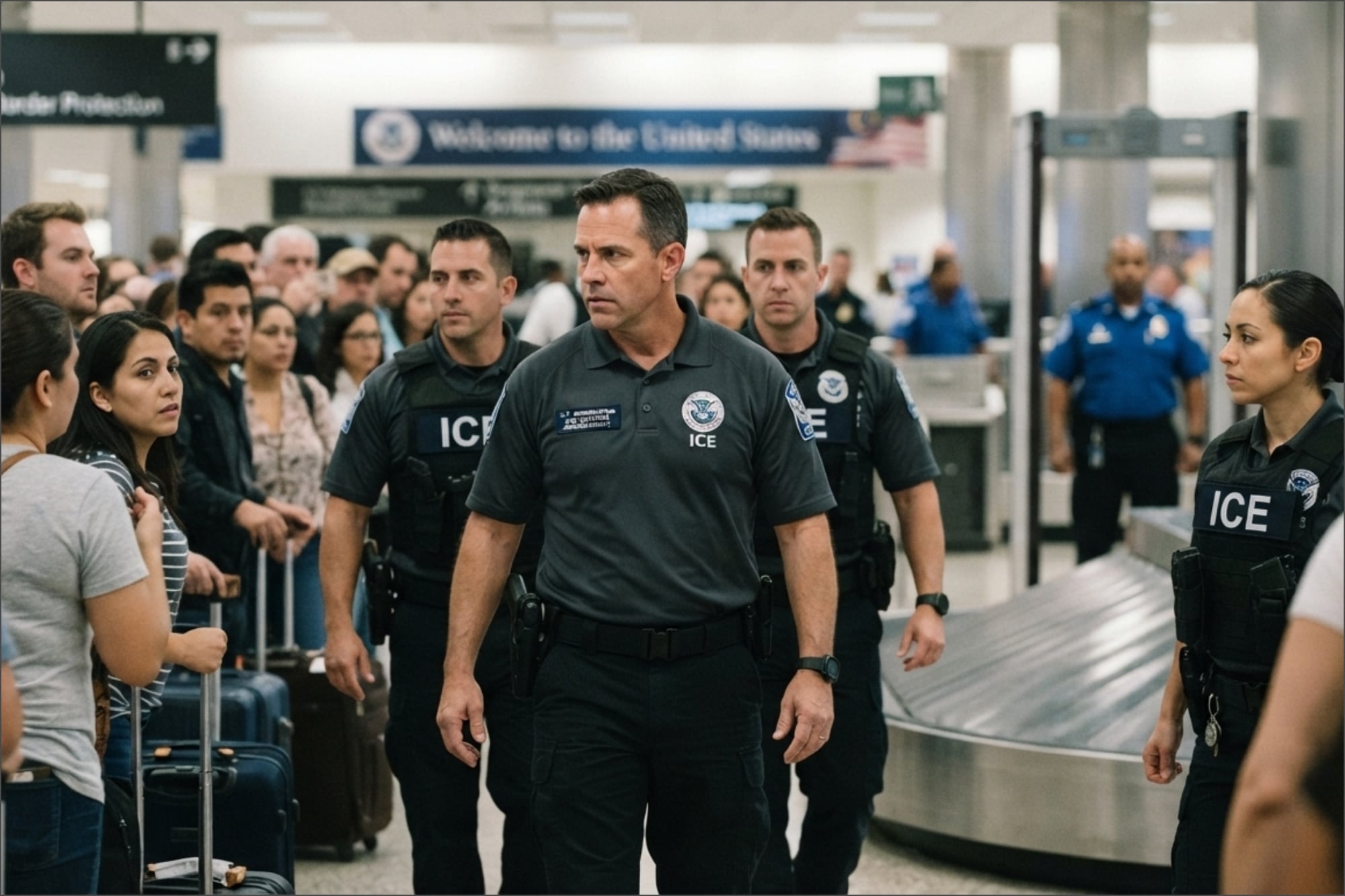 El ICE amplió la detección hacia personas que la administración consideraba previamente como prioridades bajas en aeropuertos