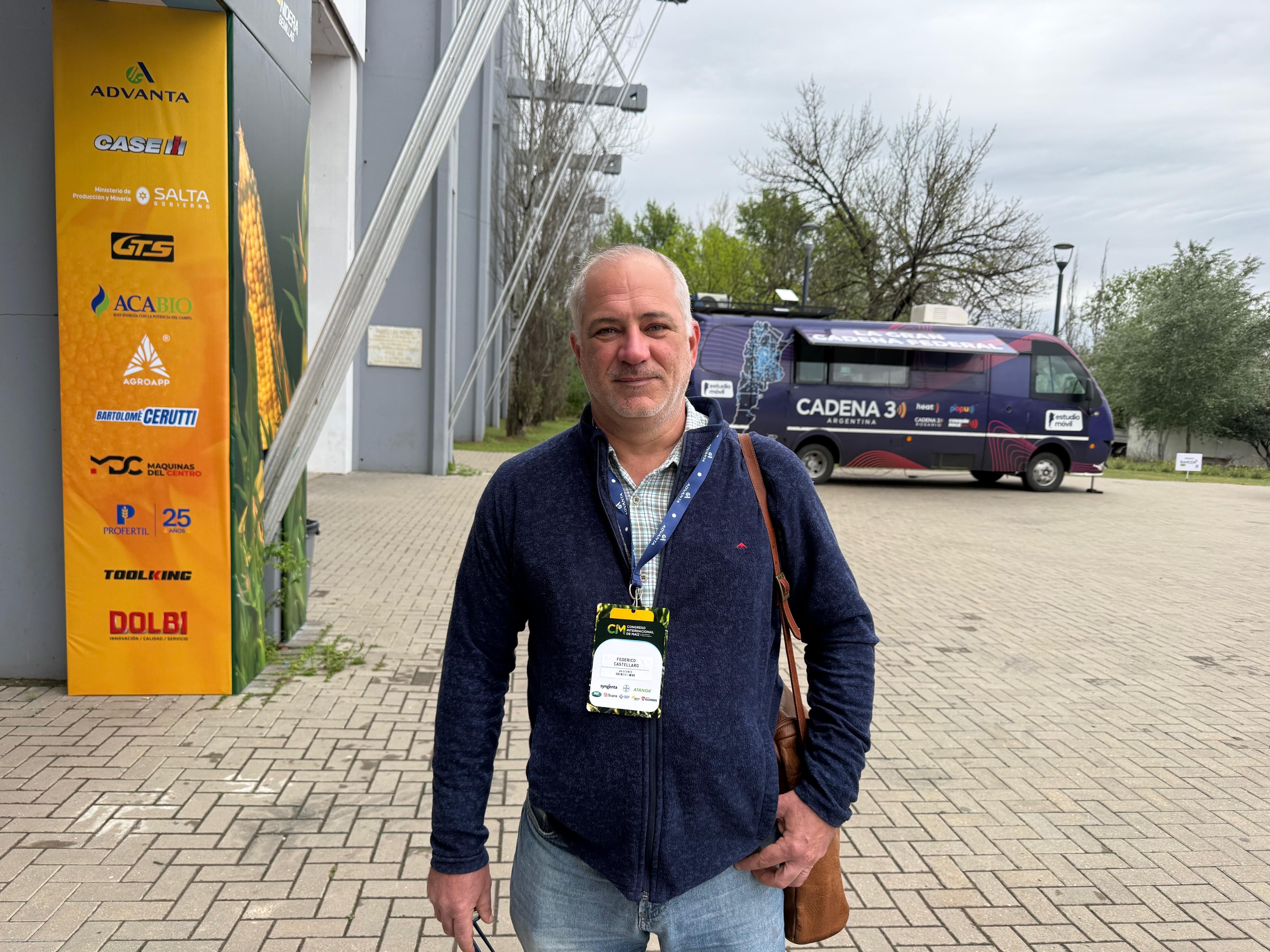 Federico Castellaro, productor del noreste de Córdoba, cerca de Mar de Ansenuza