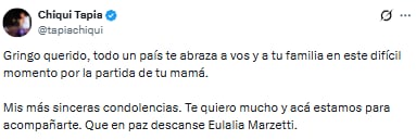 El mensaje de Chiqui Tapia para Lionel Scaloni (Foto: Instagram @tapiachiqui)