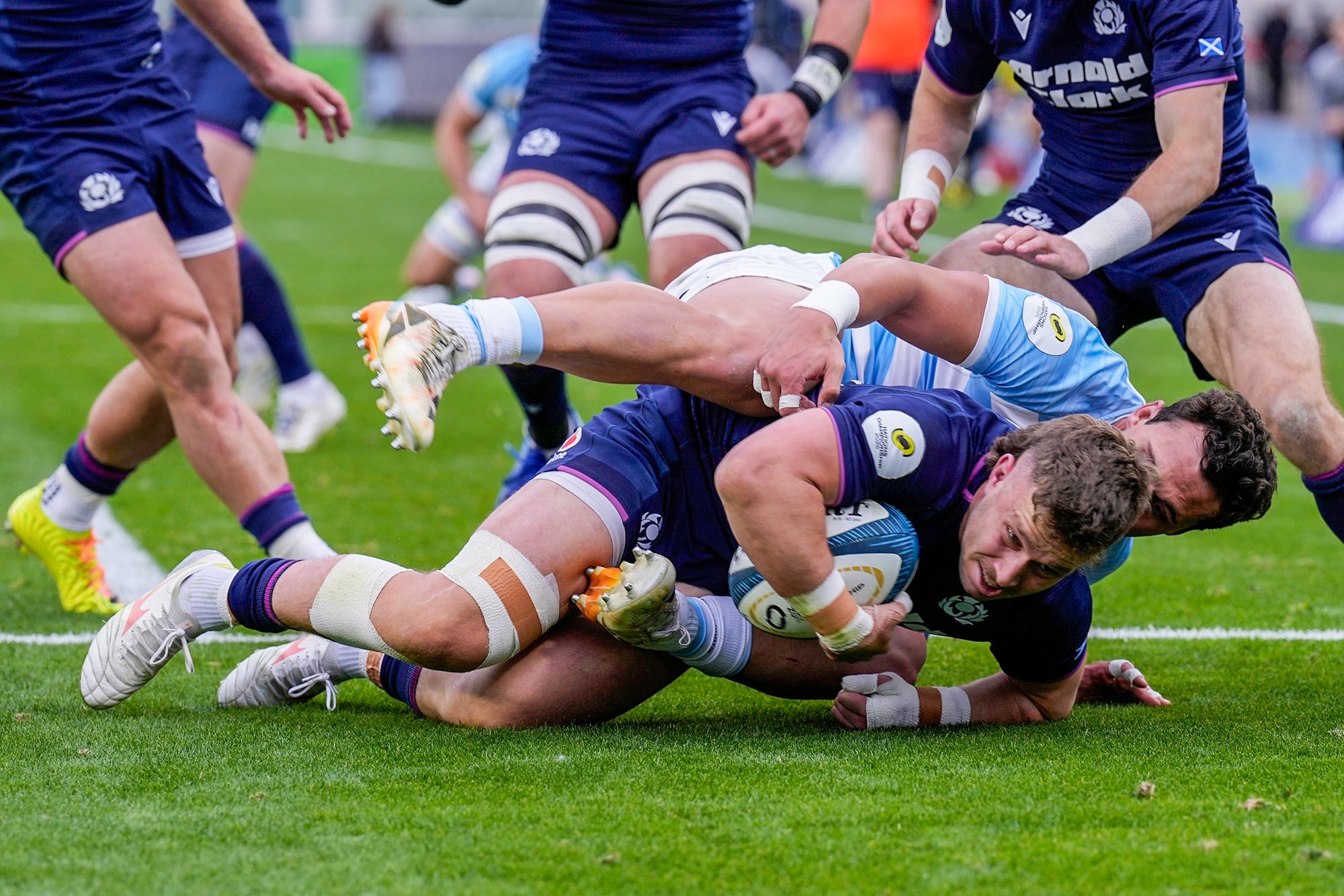 Los Pumas vs. Escocia, por el Nations Championship, en vivo