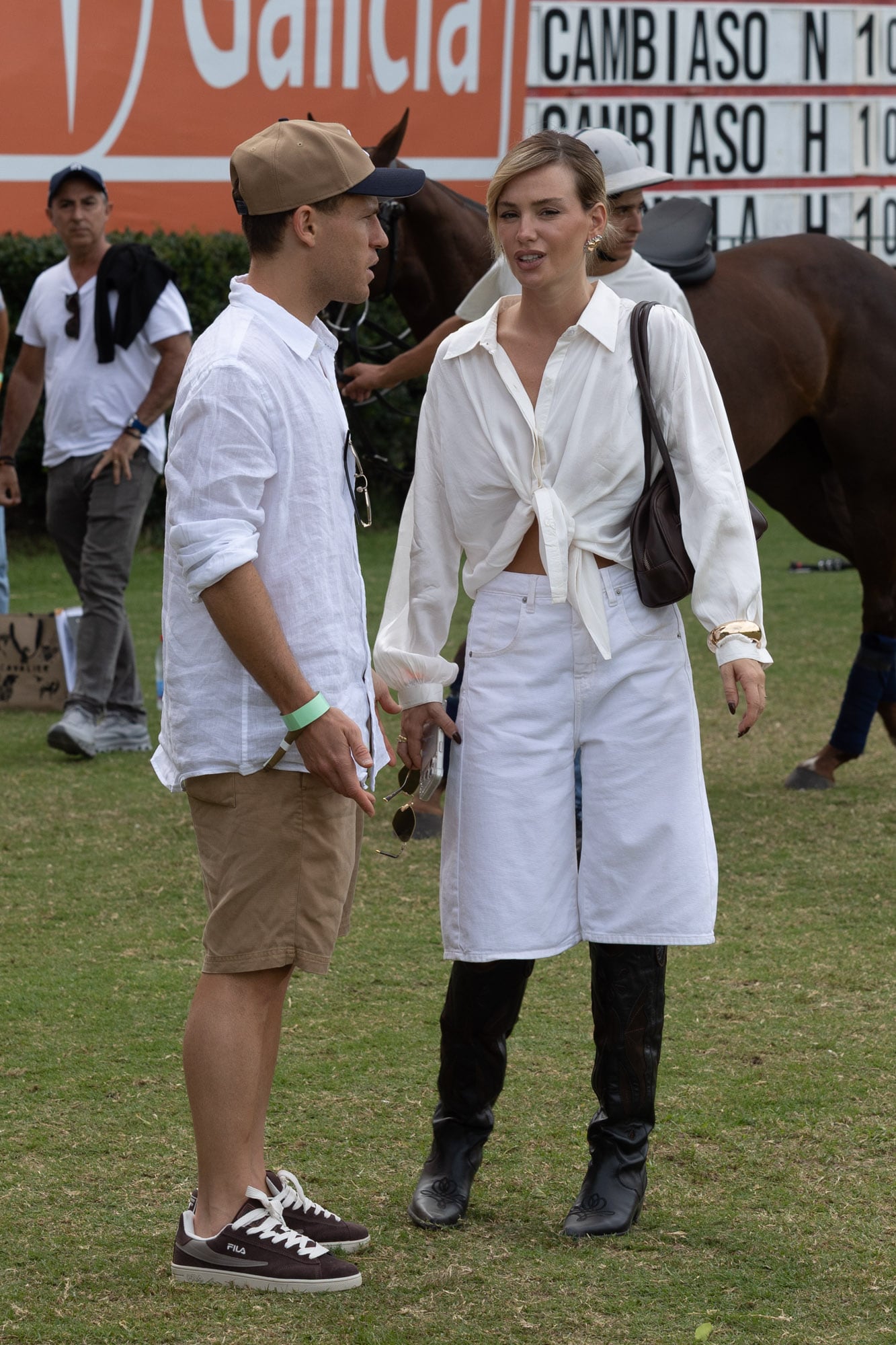 El ex tenista Diego Schwartzman y su mujer, Eugenia De Martino