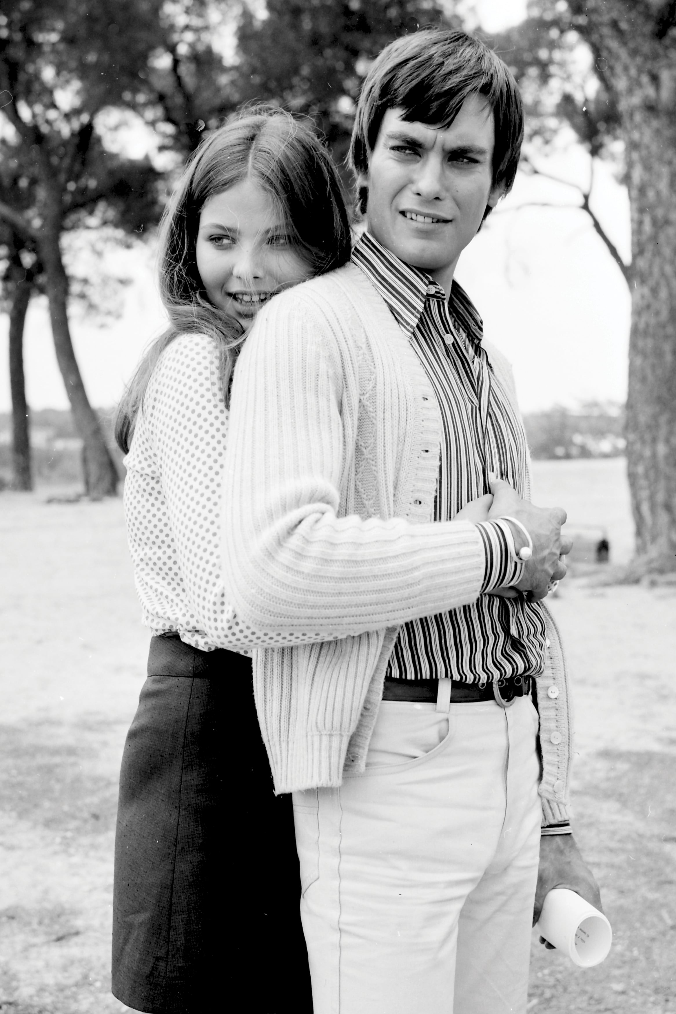 En 1972 junto a su novio Alessio Orano. Se casaron en 1975, cuando ella tenía 20 años