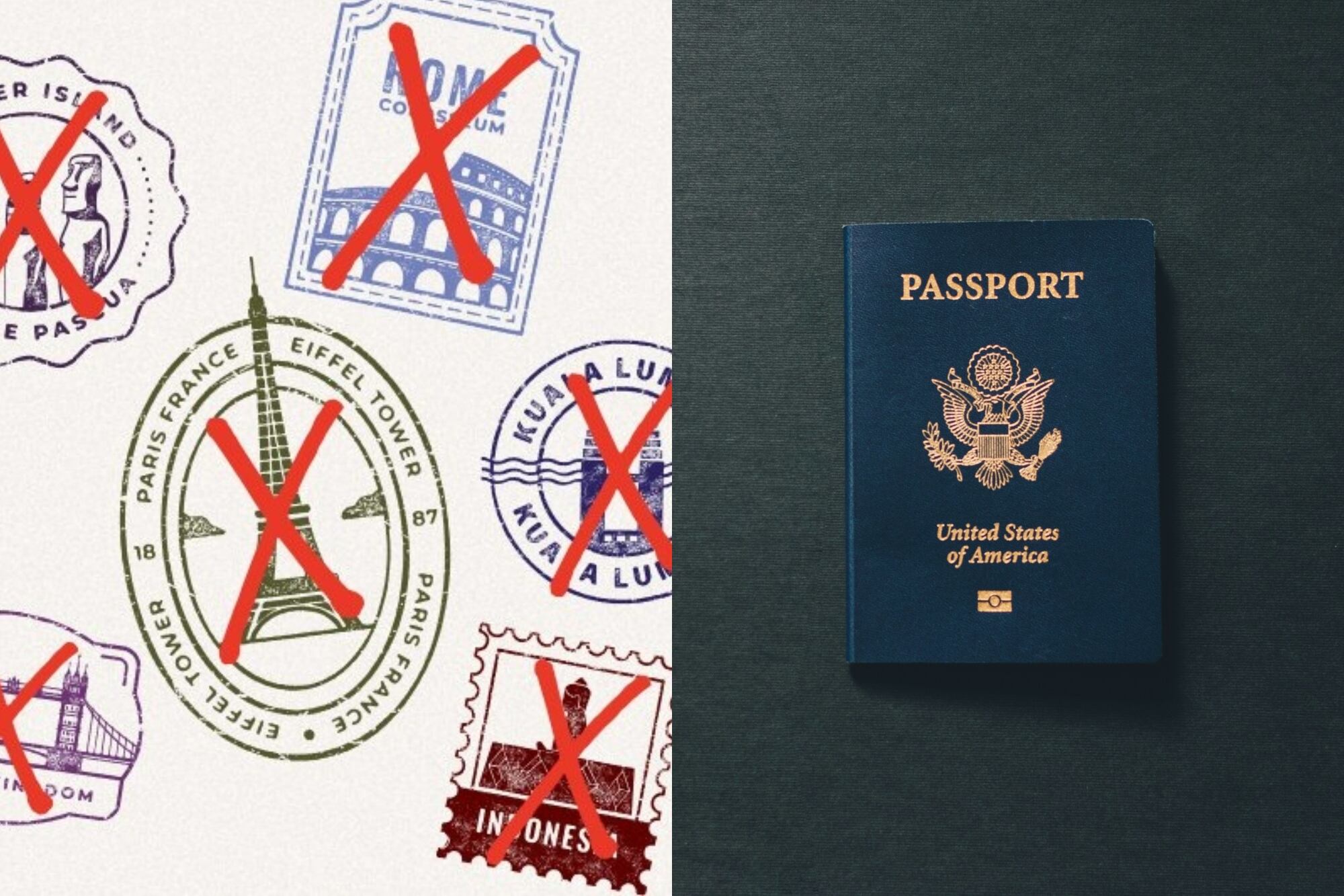 Alerta pasaporte: los sellos que no están permitidos en EE.UU. y que podrían demorar tu viaje