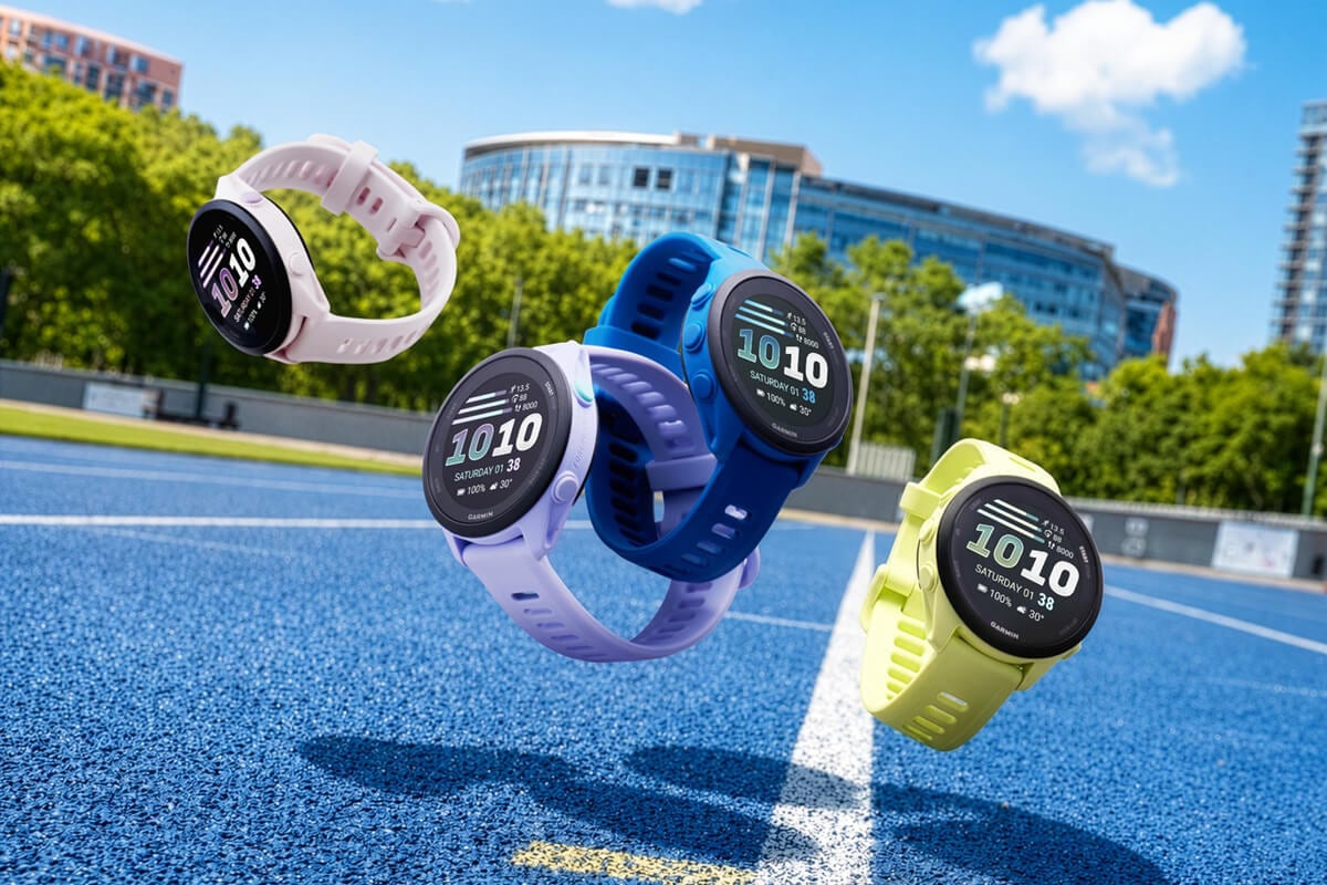 Algunos de los colores del Garmin Forerunner 70