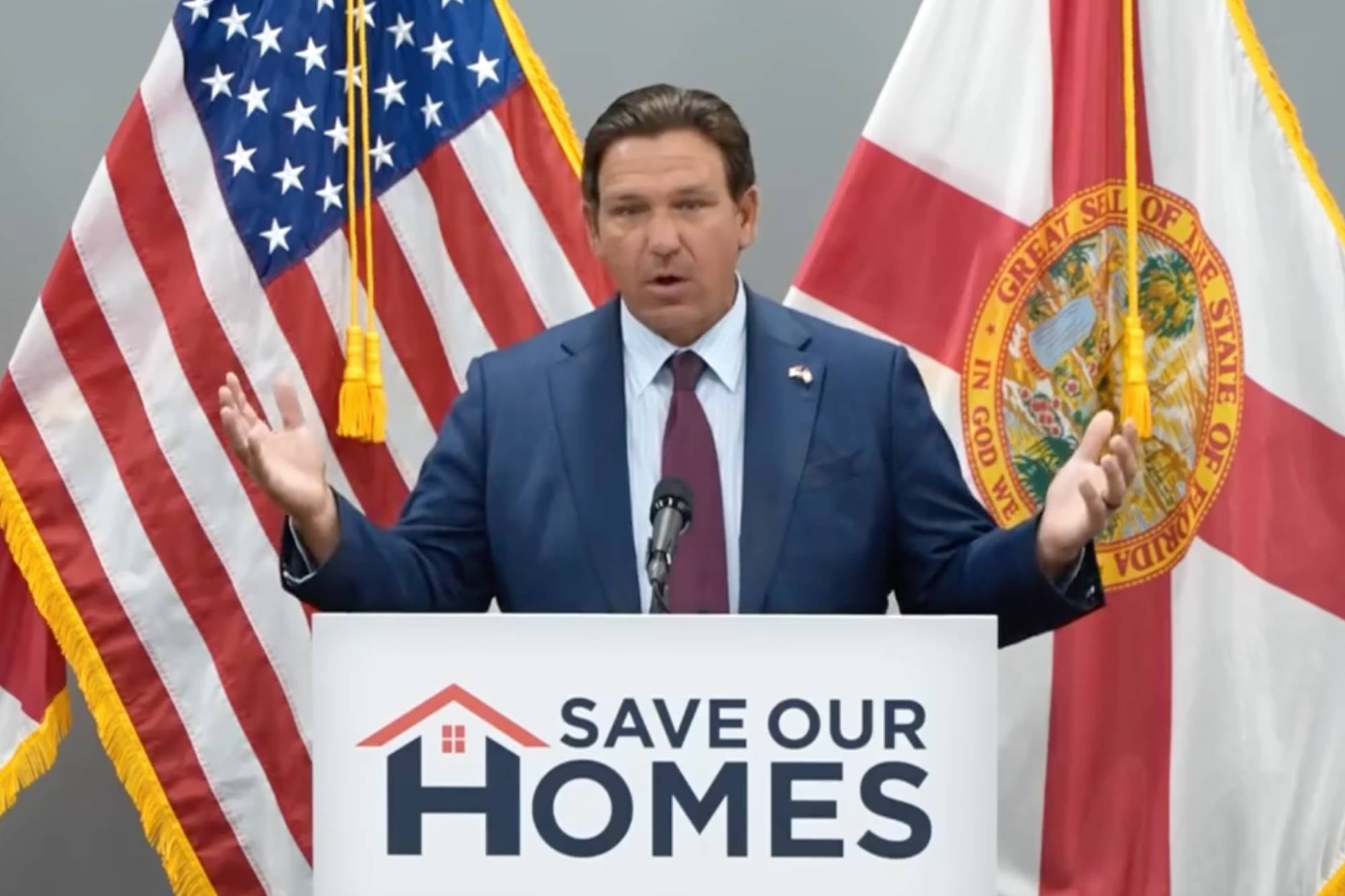 Ron DeSantis frena el aumento al impuesto a la propiedad: la nueva ley que firmó en Florida