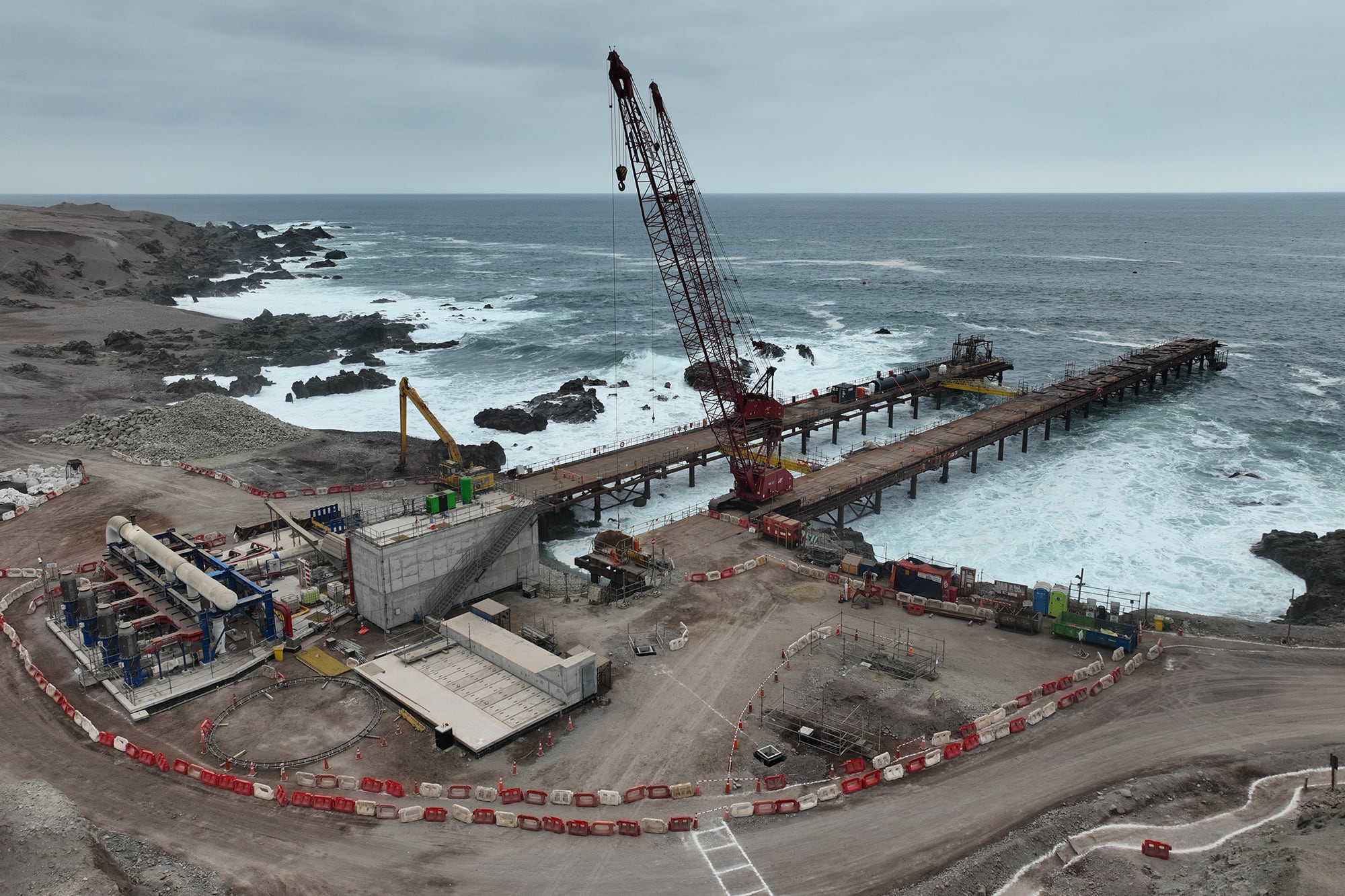 La megaobra argentina que lleva agua del mar a las minas de cobre de Chile ya está en funcionamiento