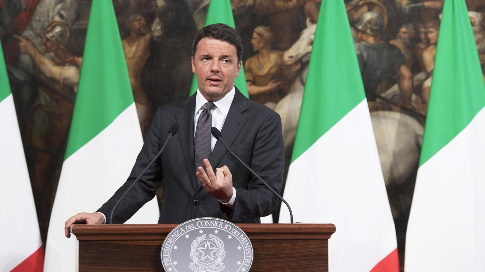 El expremier italiano Matteo Renzi (Archivo)
