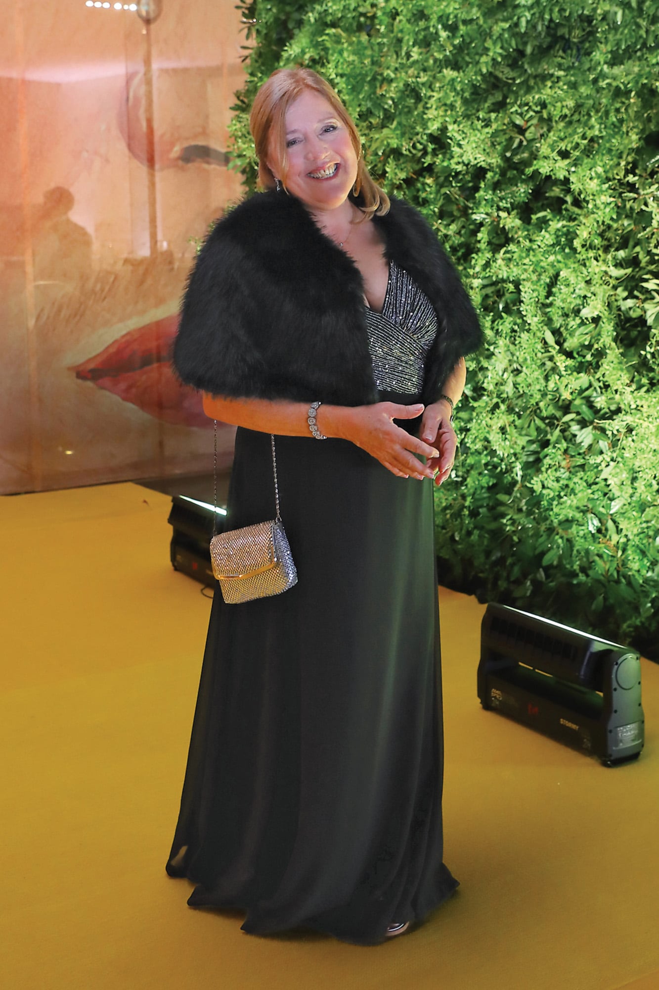 María
Costantini, hermana del
anfitrión