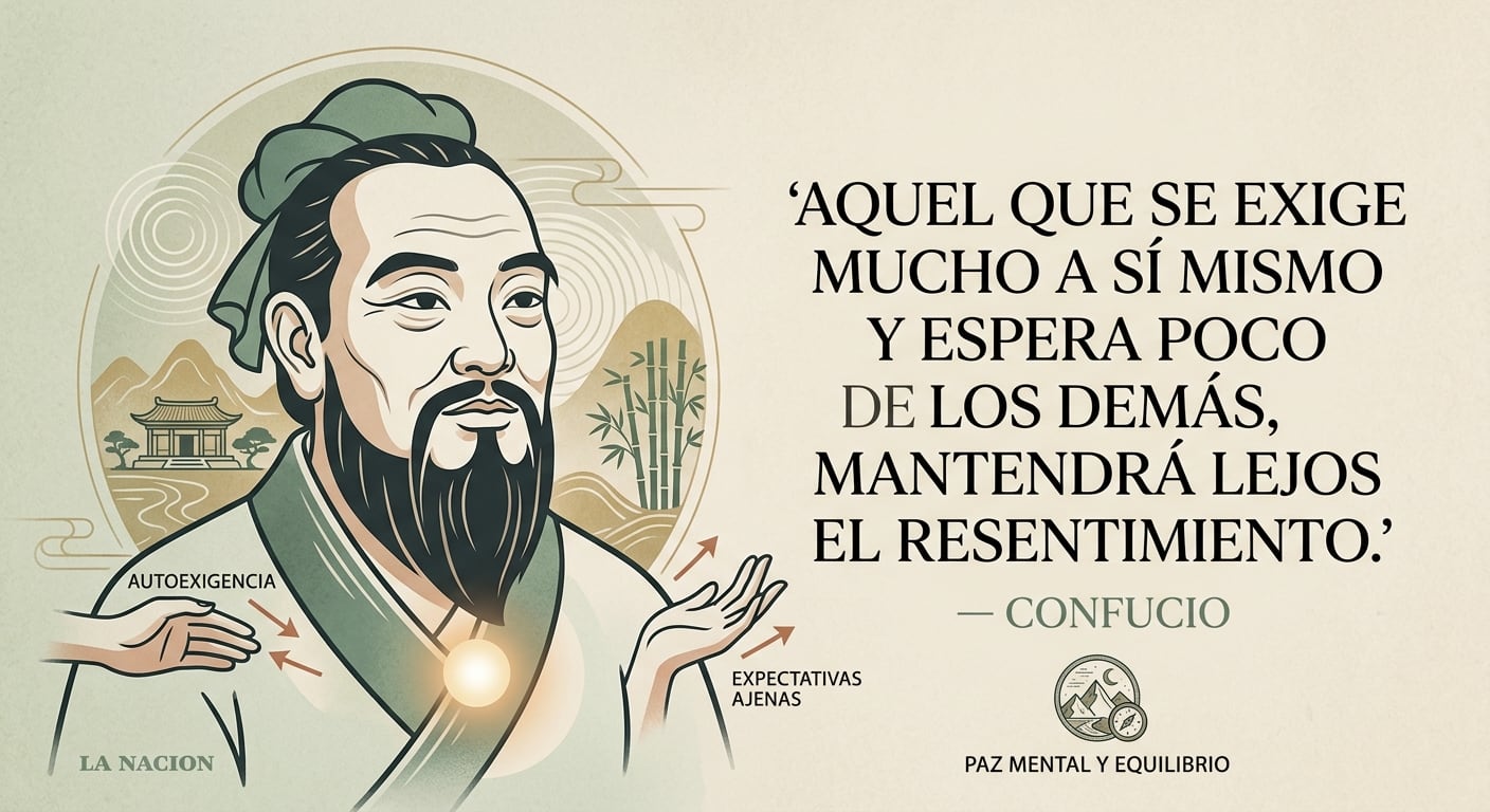 La frase de Confucio invita a la reflexión