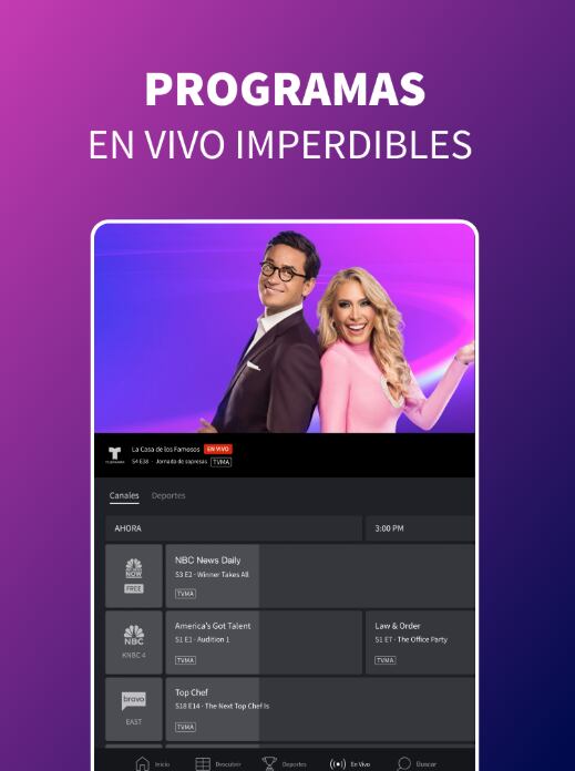 Telemundo al Día permite la programación en vivo 24/7 del canal