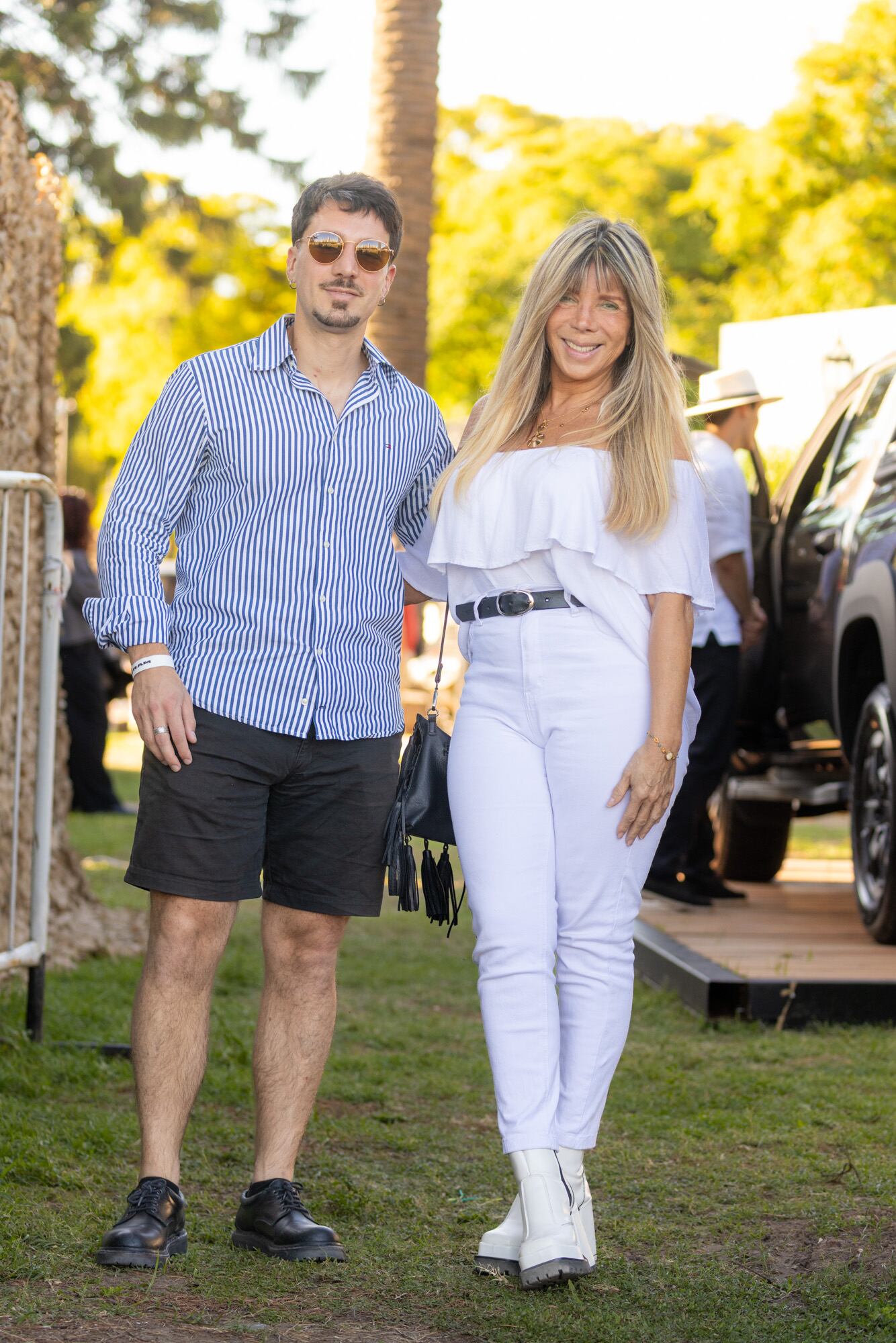 Adriana Brodsky estuvo muy bien acompañada por su hijo, Javier Yofre