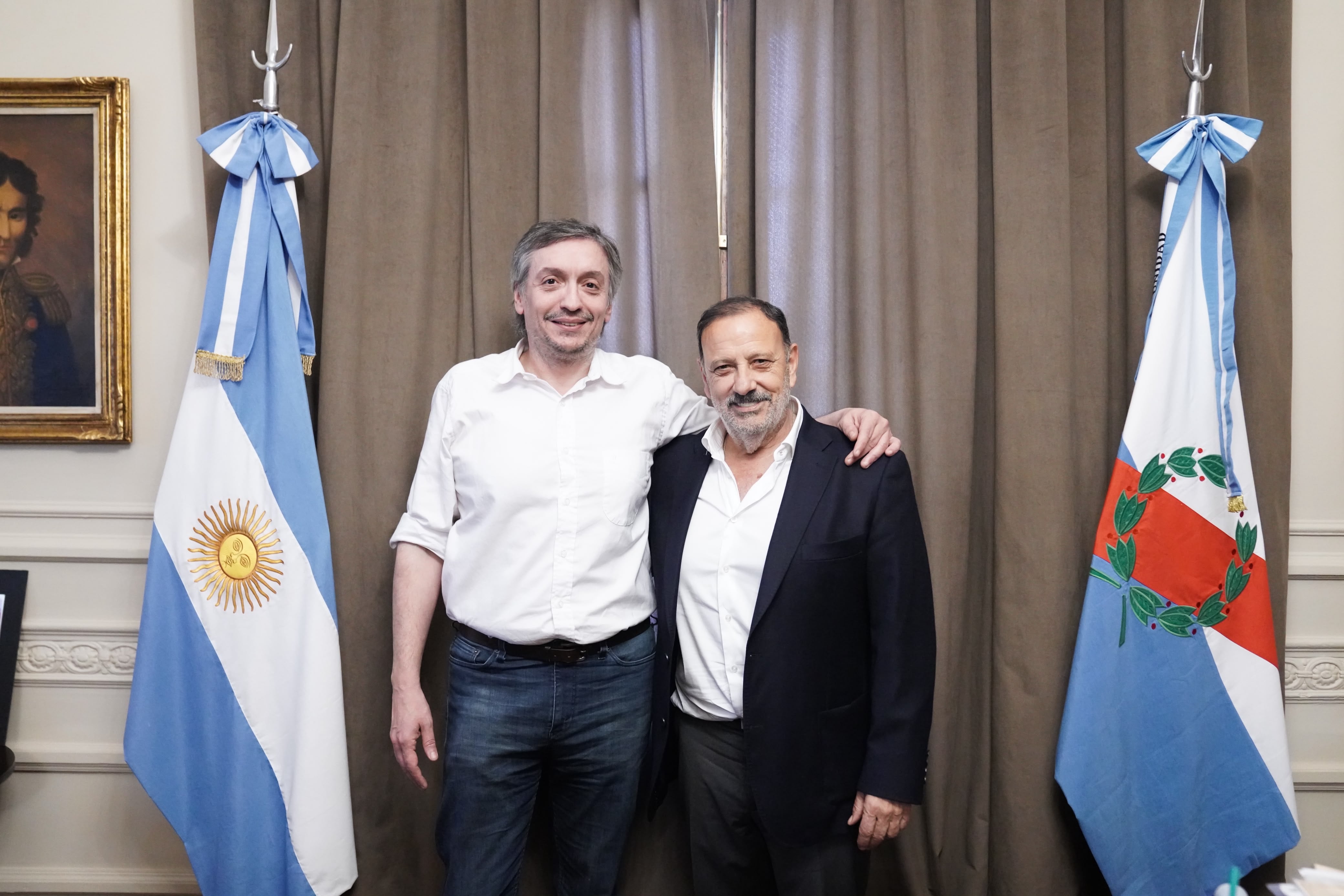 Kicillof evitó la foto con Máximo en La Rioja y frustró la mediación del gobernador Quintela
