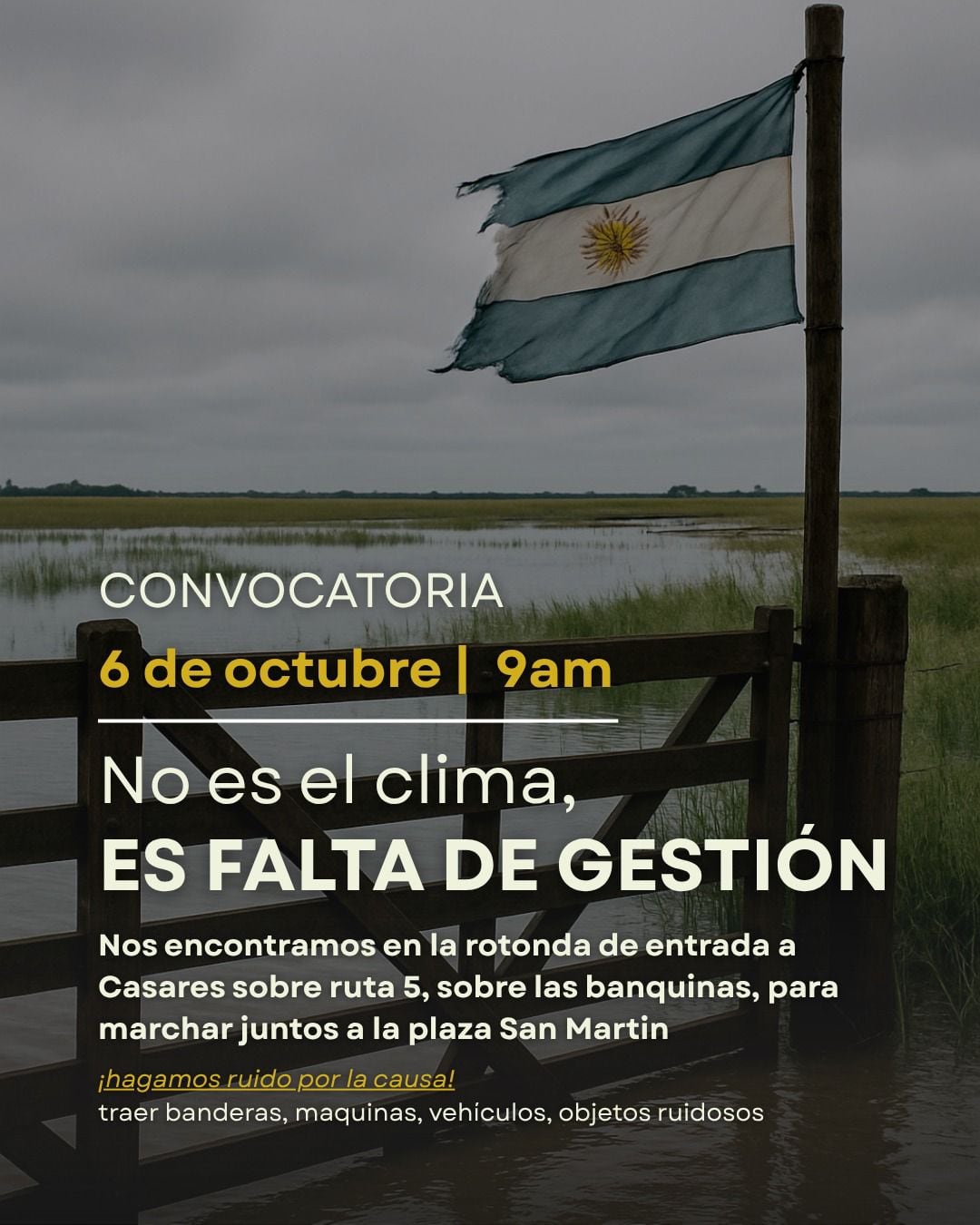 El flayer de la convocatoria