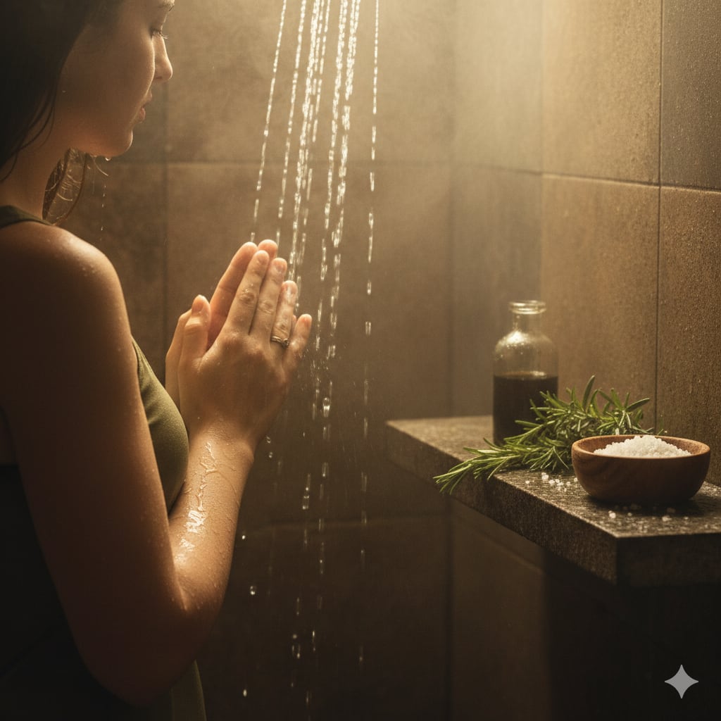 Baño de descarga y protección para el eclipse solar anular