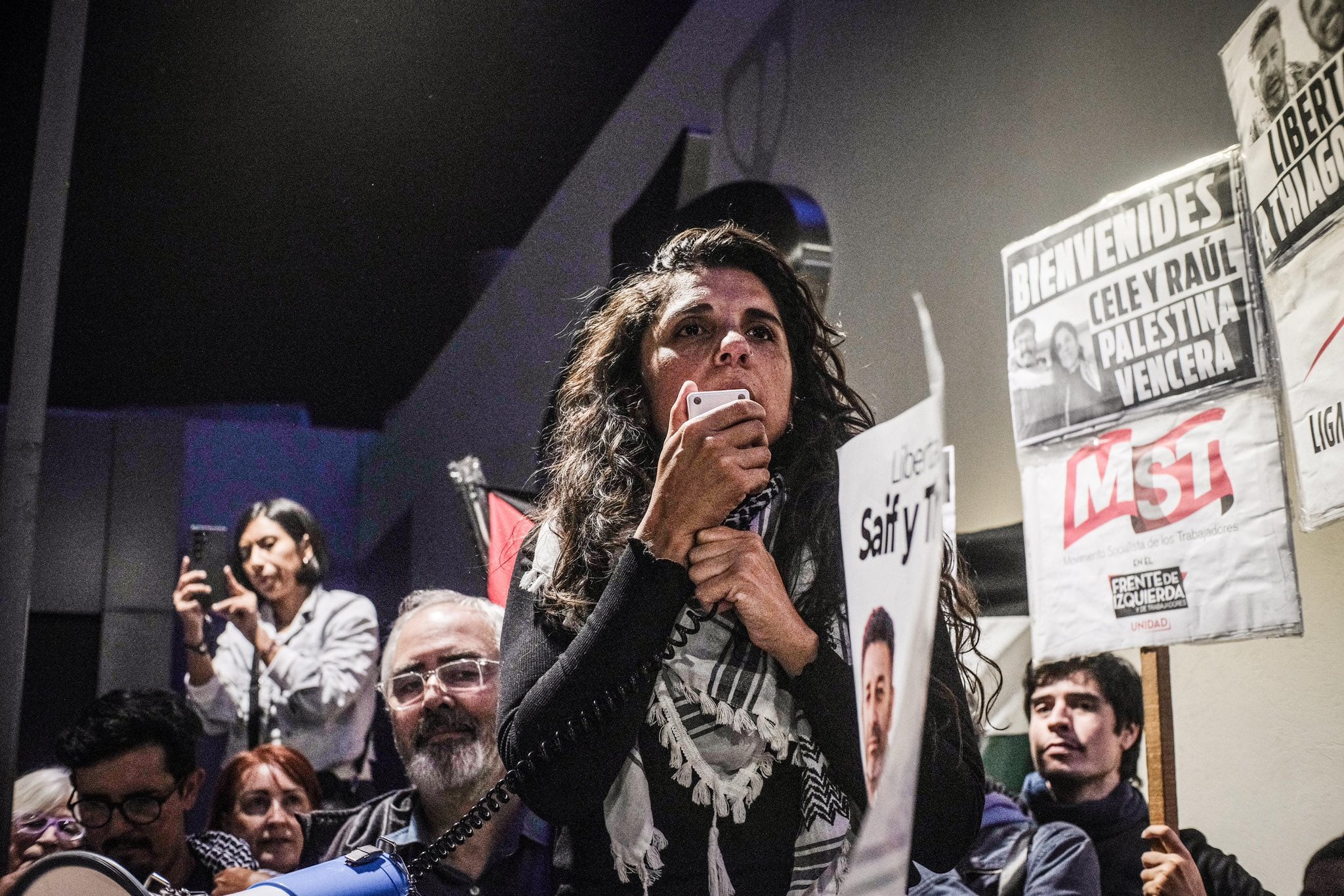 La dirigente del MST, Celeste Fierro