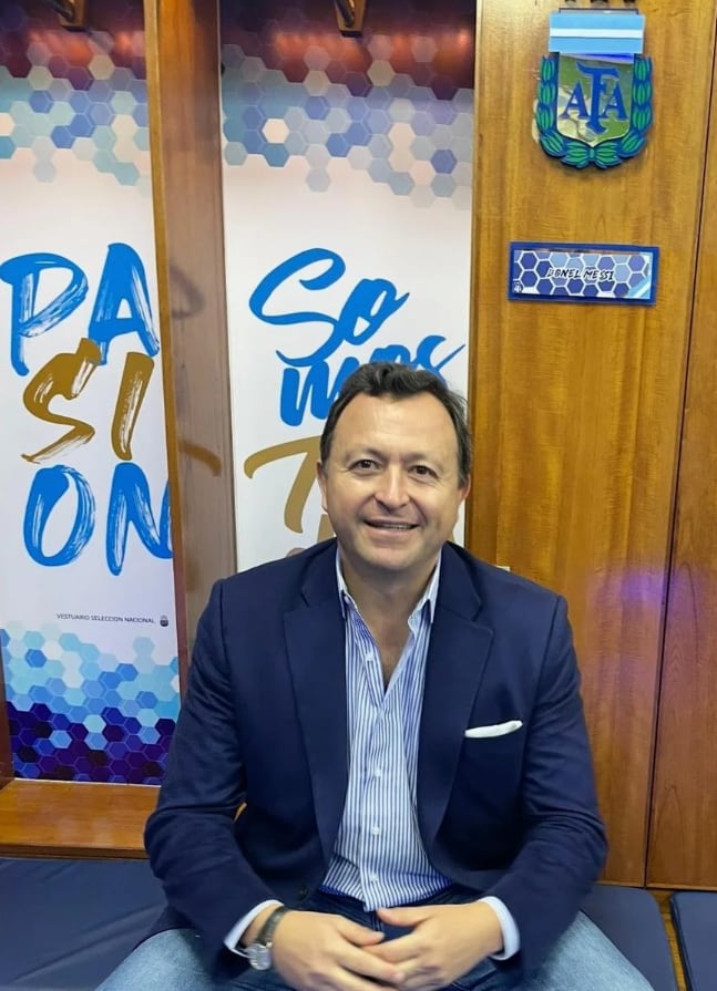 Jairo Pachon, el colombiano a cargo de la organización de los amistosos de la selección argentina