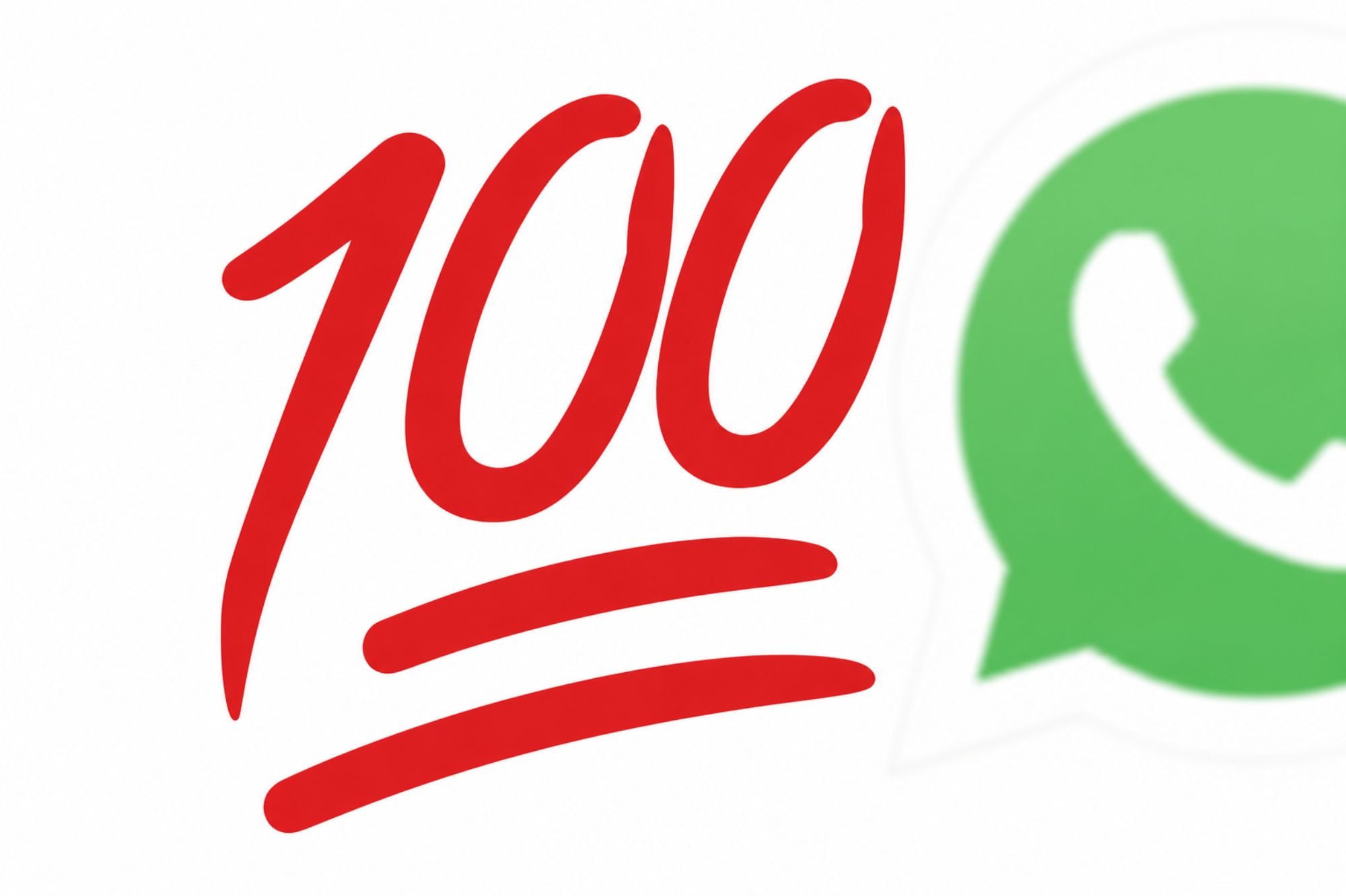Qué significa el emoji del 100 en WhatsApp y cuándo se usa