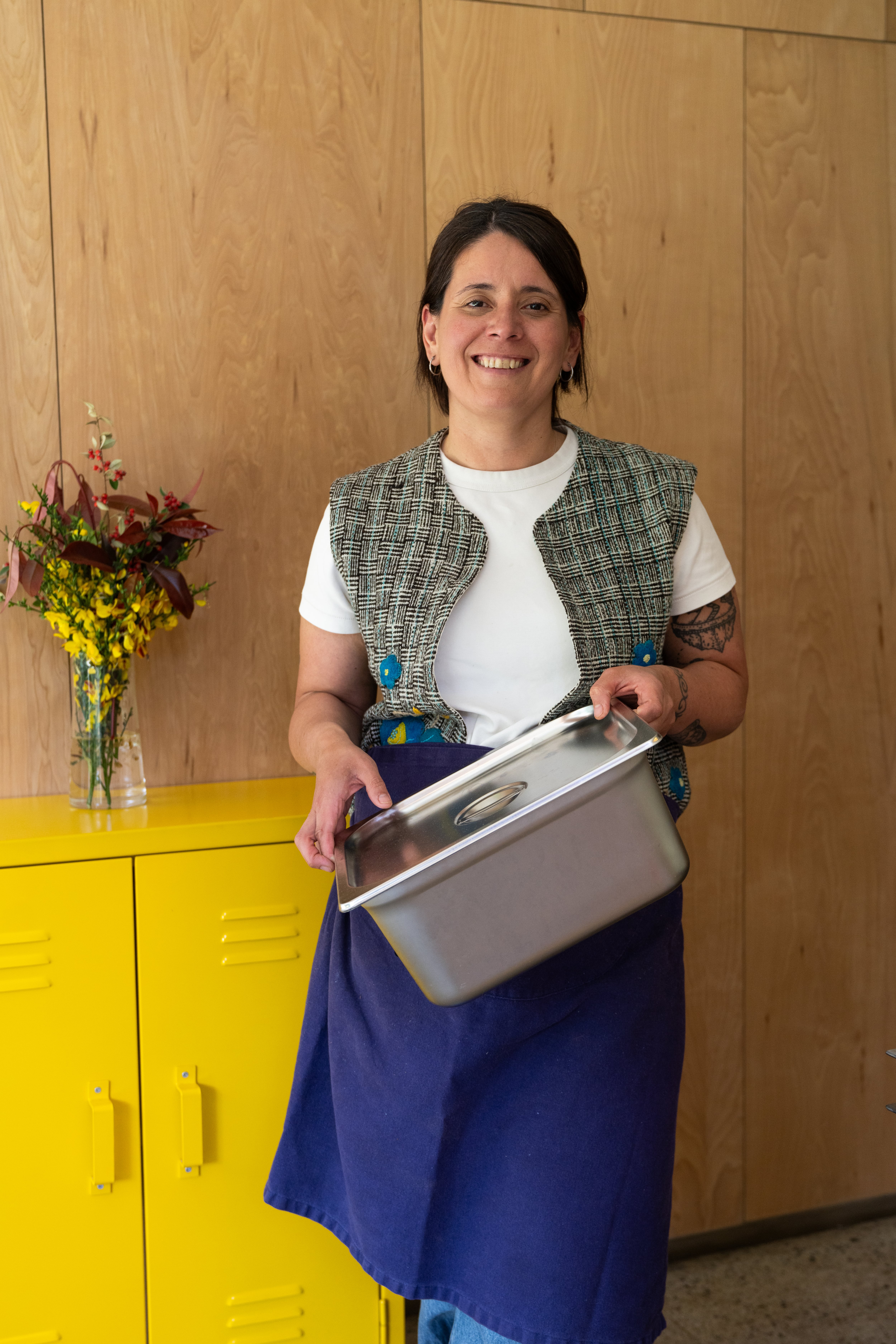 Mecha Solís es creativa al elaborar sus platos