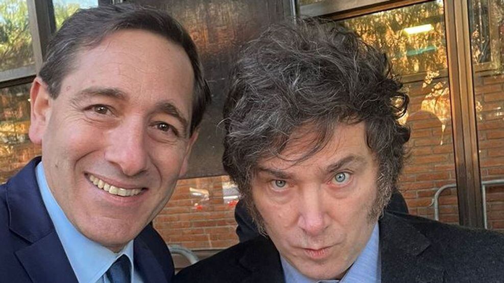 Julio Garro y Javier Milei: otros tiempos