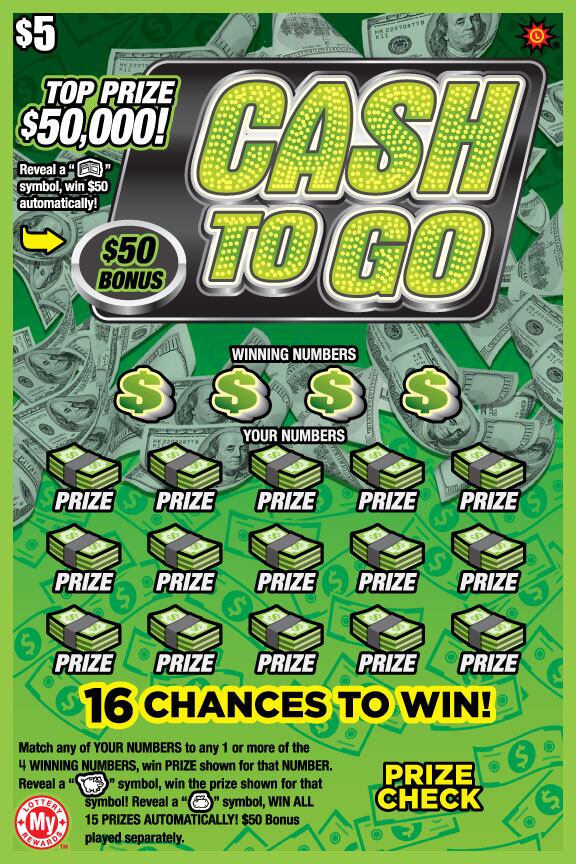 El hombre ganó el premio mayor de US$50 mil del juego Cash to Go