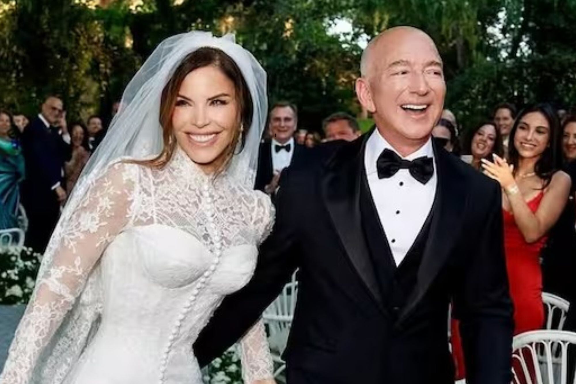 Este año, Bezos se casó con la expresentadora de televisión Lauren Sánchez
